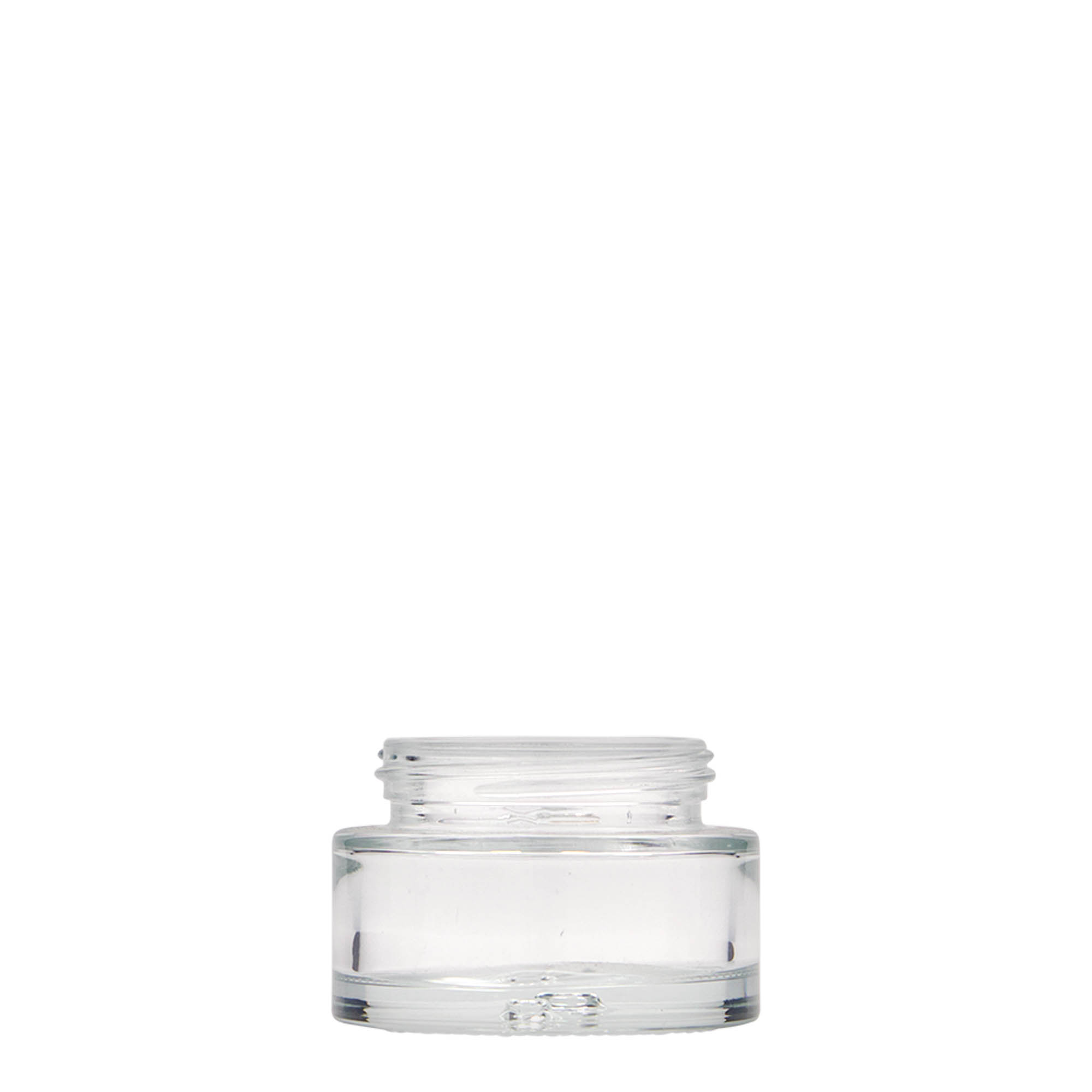 30 ml Tiegel „Clear Edition“, Glas, Mündung: Schraubverschluss