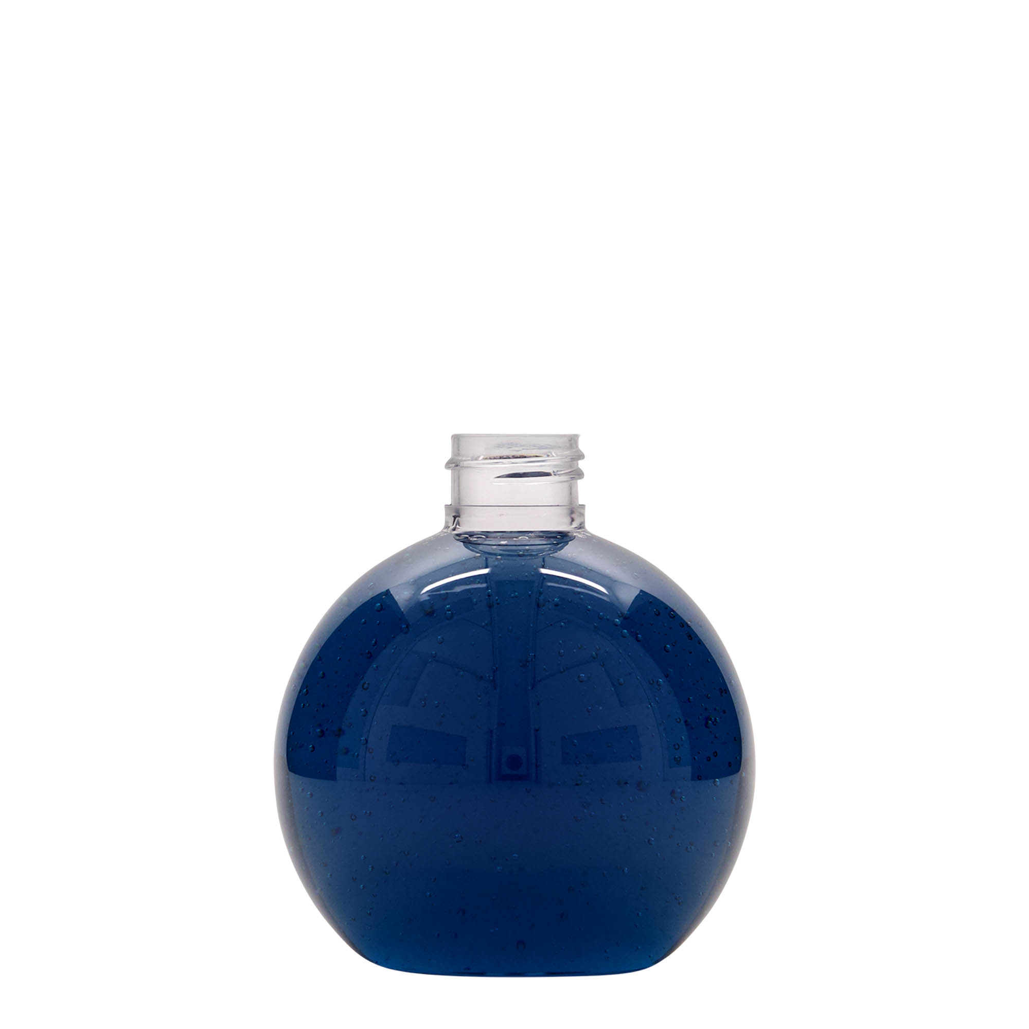 250 ml PET-Flasche „Perry“, rund, Kunststoff, Mündung:  24/410