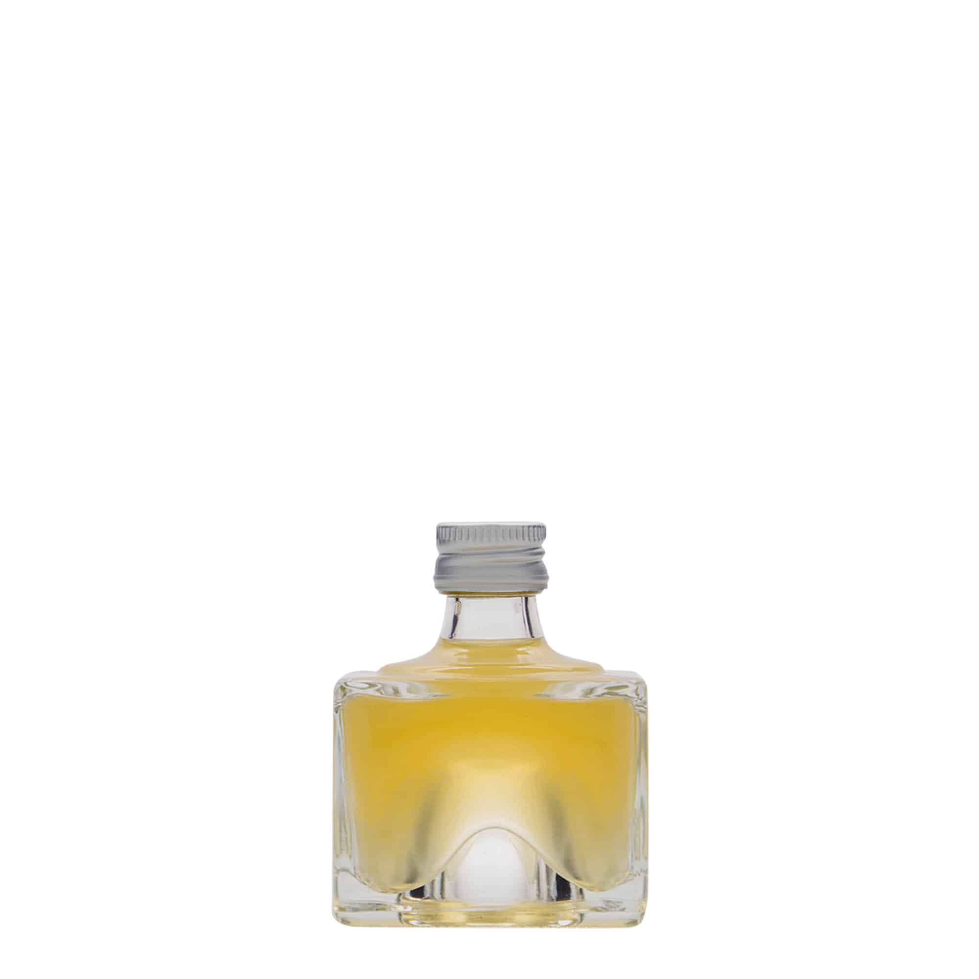 40 ml Glasflasche „Cocolores“, quadratisch, Mündung: PP 18