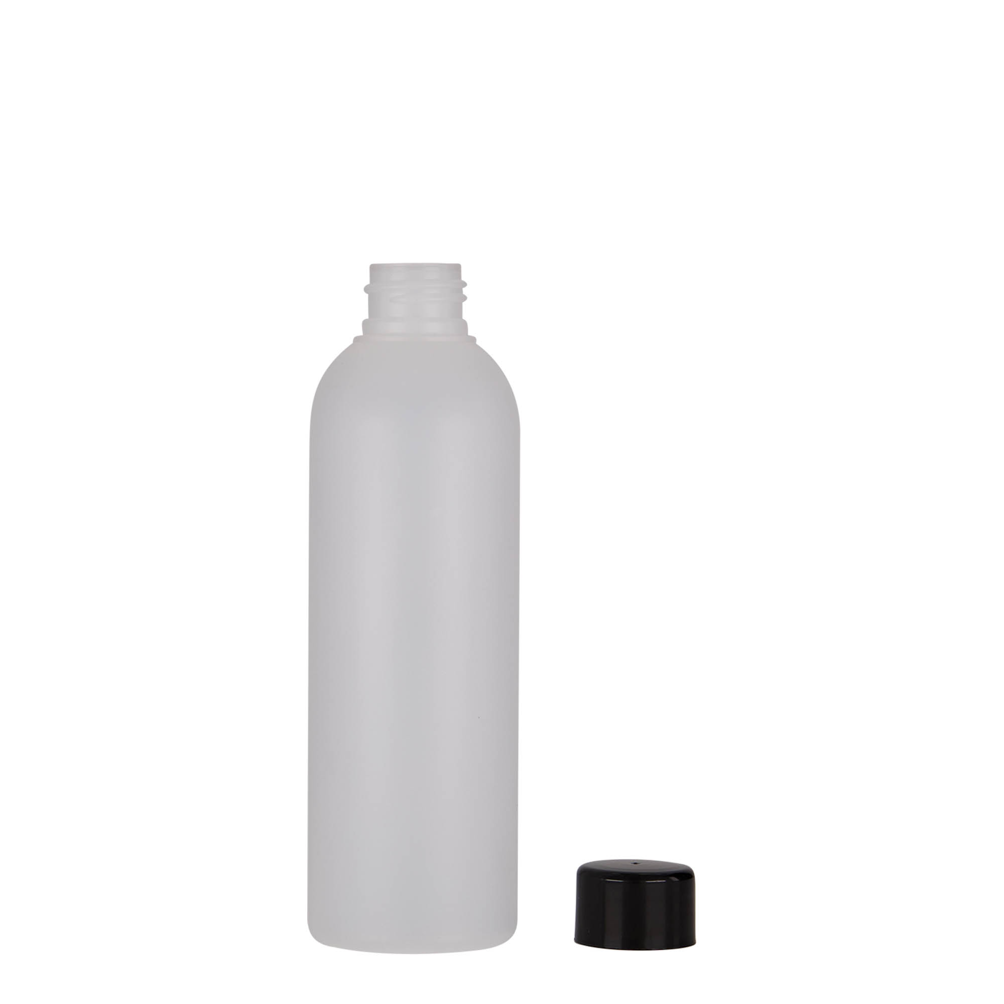 200 ml Kunststoffflasche 'Tuffy', HDPE, natur, Mündung: 24/410 200 ml Kunststoffflasche 'Tuffy', HDPE, natur, Mündung: 24/410