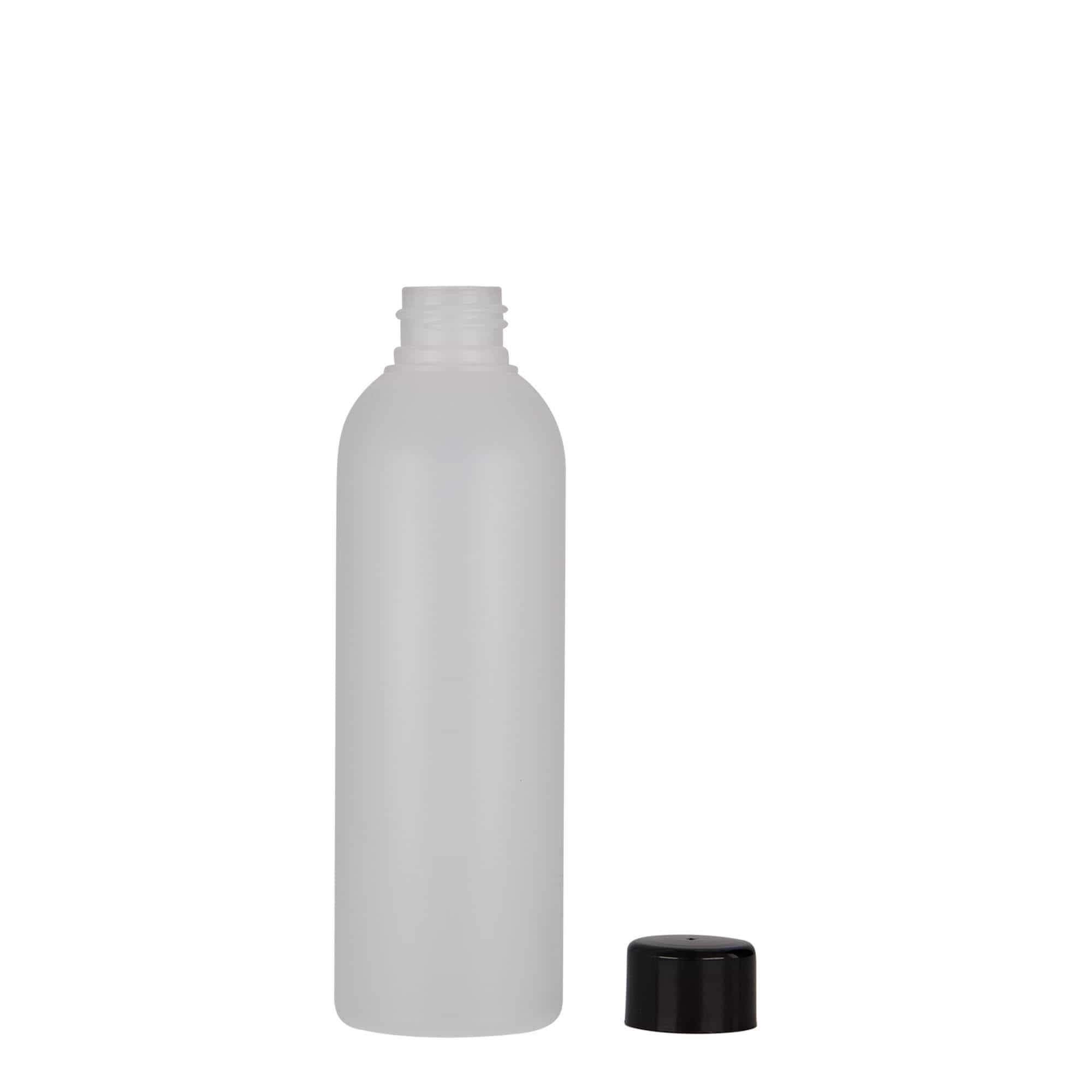 200 ml Kunststoffflasche „Tuffy“, HDPE, natur, Mündung:  24/410
