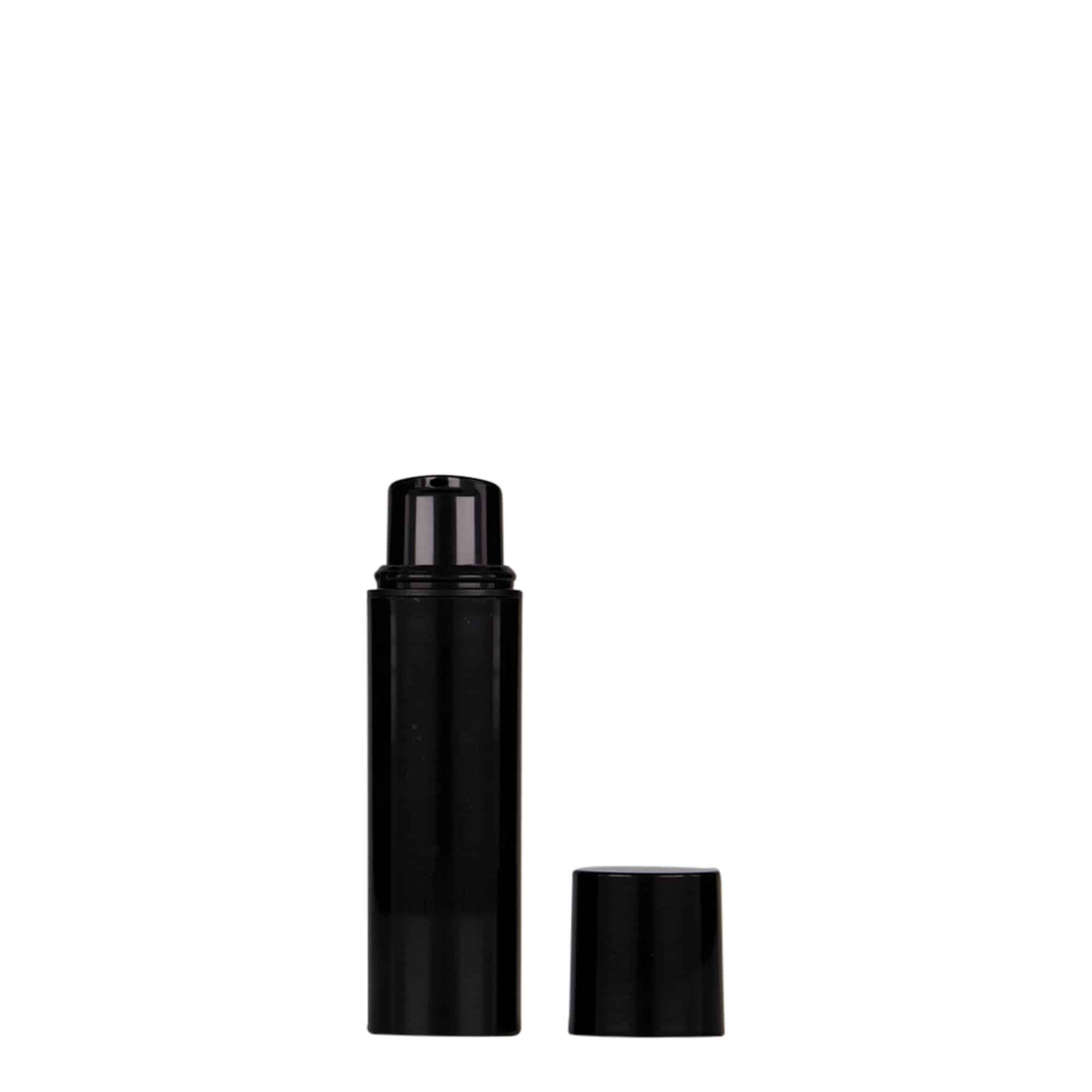 10 ml Airless Dispenser „Nano“, PP-Kunststoff, schwarz