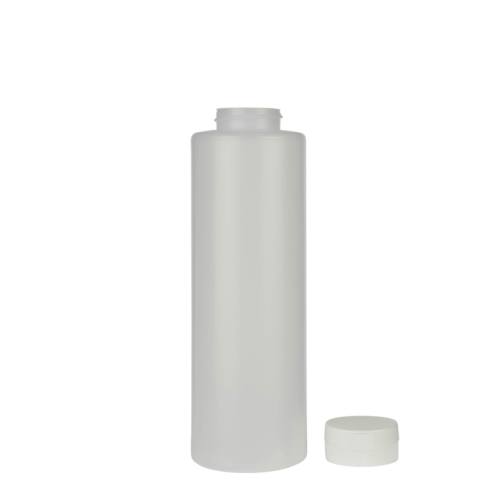 500 ml Soßenflasche, LDPE-Kunststoff, natur, Mündung:  38/400