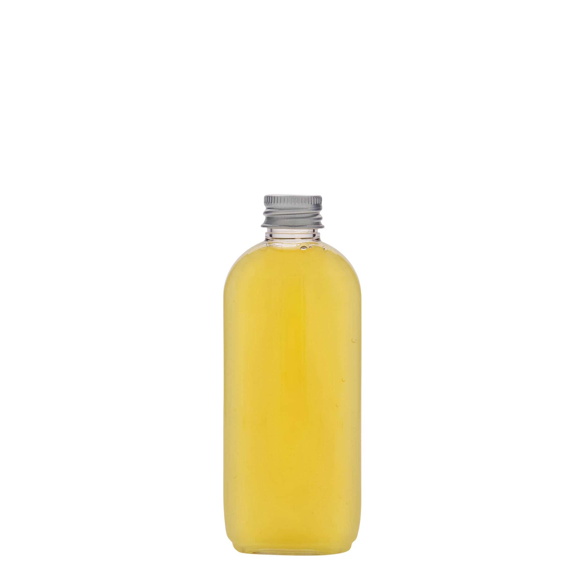 100 ml PET-Flasche „Iris“, oval, Kunststoff, Mündung:  20/410
