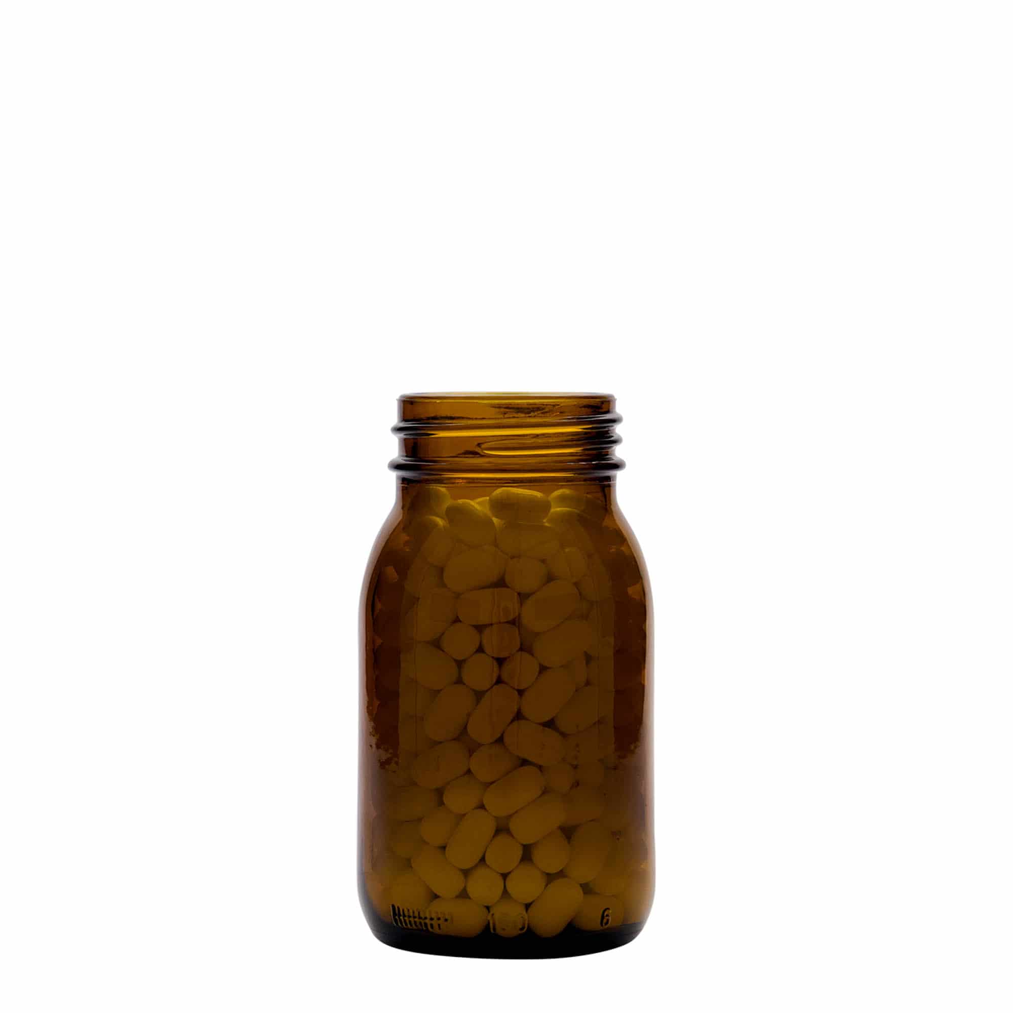 150 ml Weithalsglas, braun, Mündung: DIN 45 150 ml Weithalsglas, braun, Mündung: DIN 45
