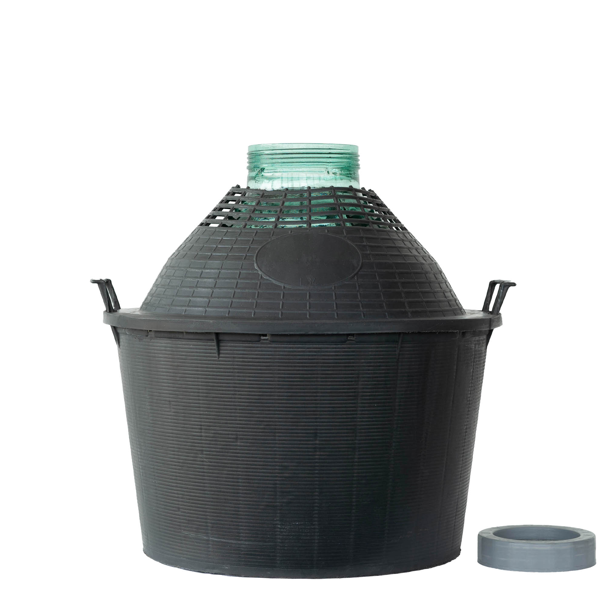 34 l Ballonflasche Weithals, Glas, Mündung: Schraubverschluss 34 l Ballonflasche Weithals, Glas, Mündung: Schraubverschluss