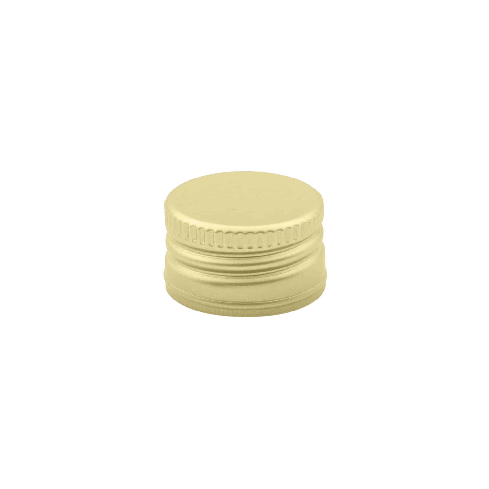 Schraubverschluss, Metall, gold, für Mündung: PP 28 Schraubverschluss, Metall, gold, für Mündung: PP 28