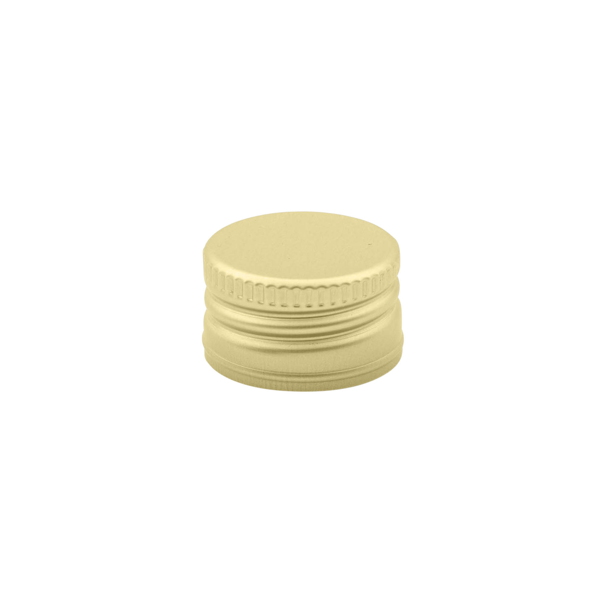 Schraubverschluss, Metall, gold, für Mündung: PP 28 Schraubverschluss, Metall, gold, für Mündung: PP 28
