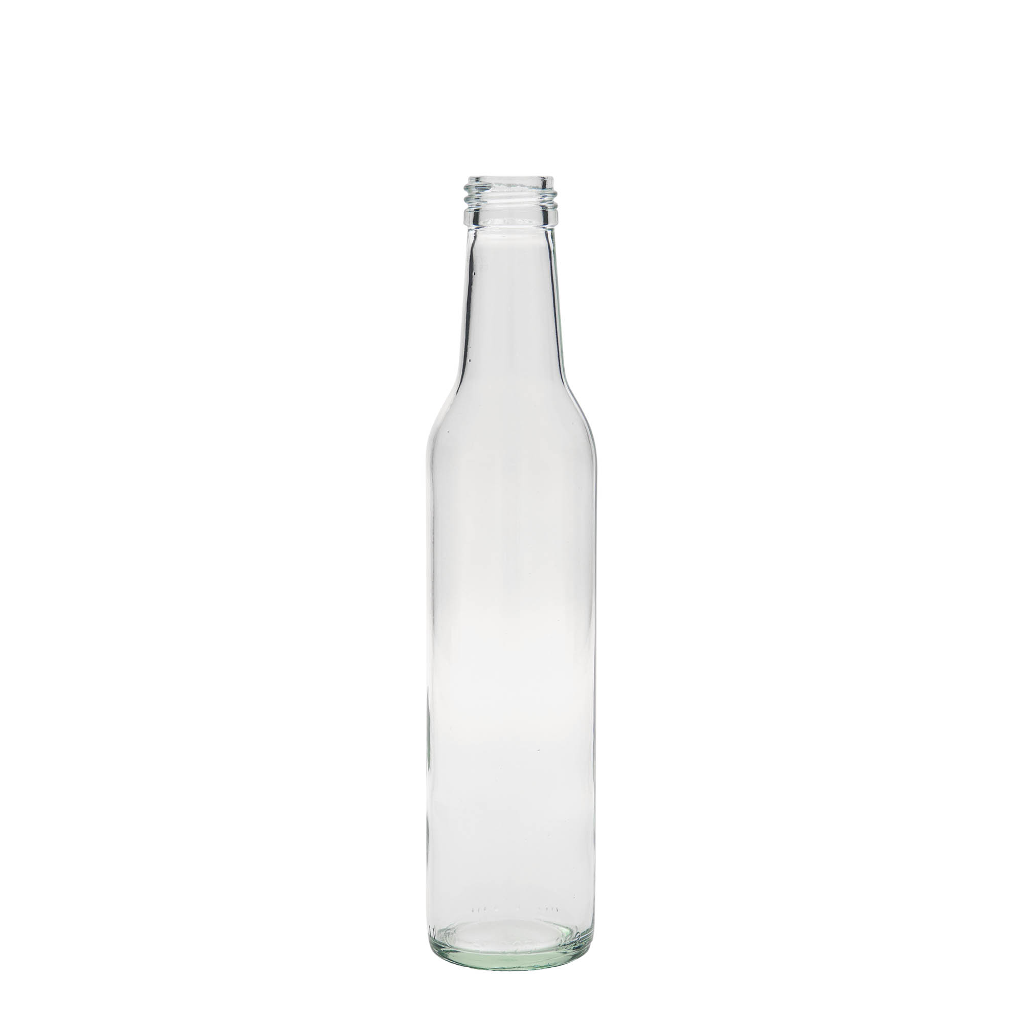 250 ml Glasflasche „Cilindrica“, Mündung: PP 28