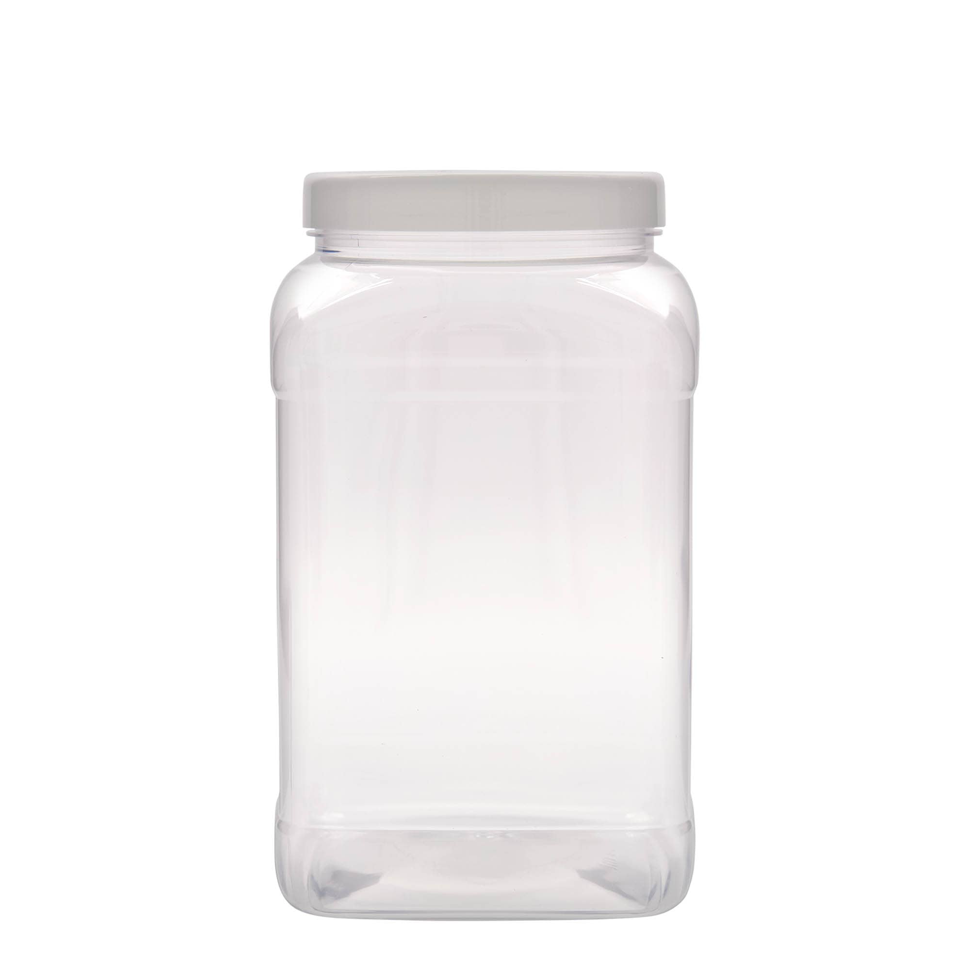 3.000 ml PET-Dose 'Dana', quadratisch, Kunststoff, Mündung: 110/400