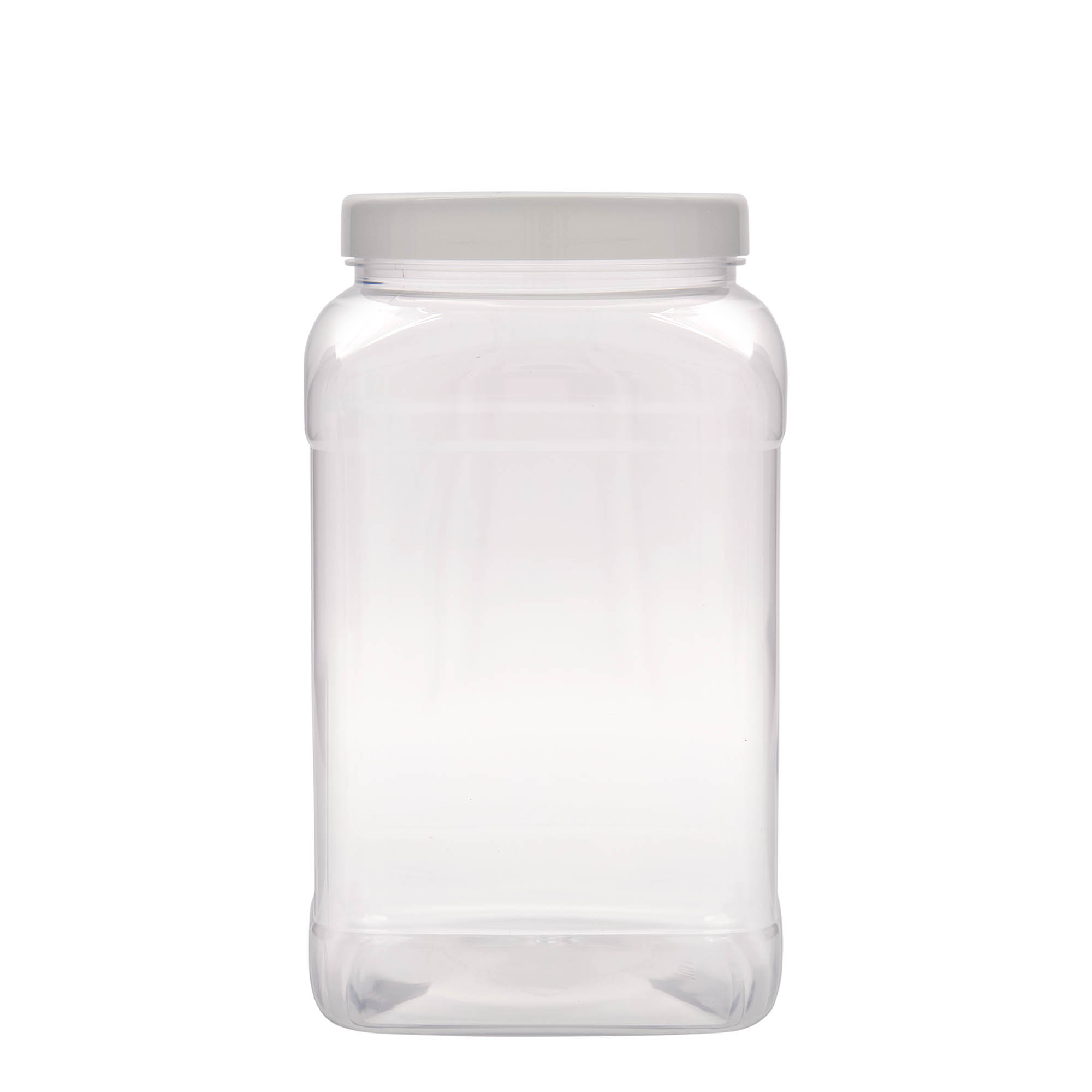 3.000 ml PET-Dose 'Dana', quadratisch, Kunststoff, Mündung: 110/400