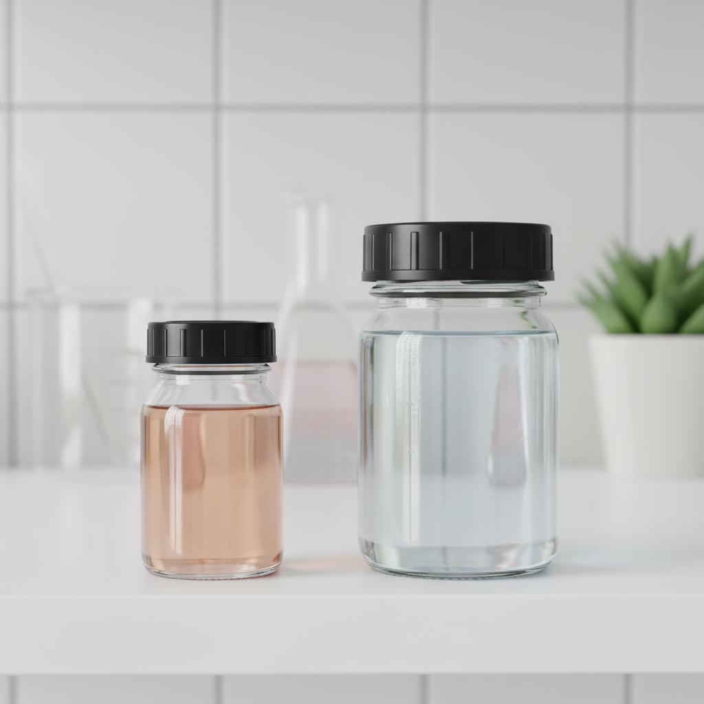 30 ml Weithalsglas, Mündung: DIN 32