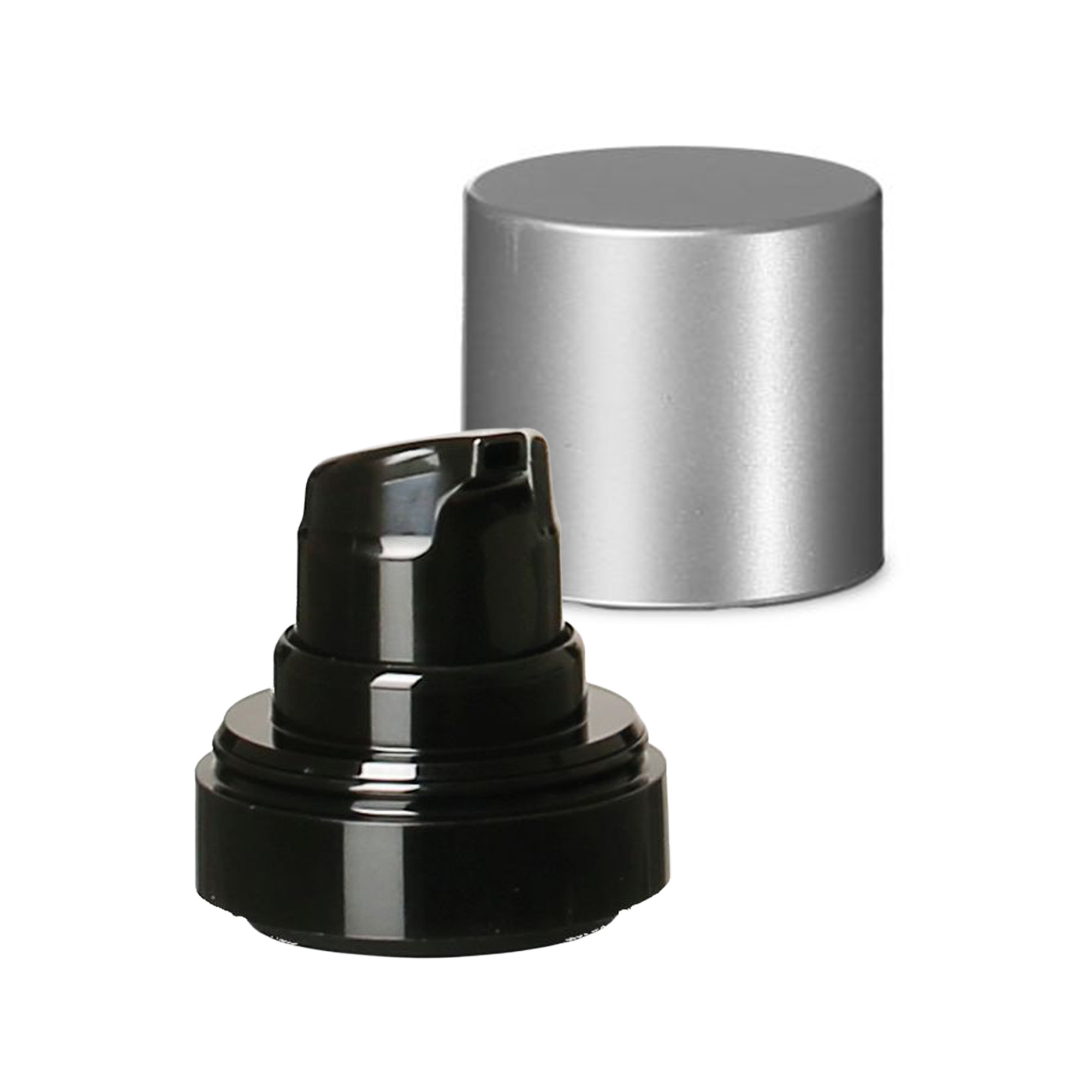 Airless Dispenser Pumpkopf 'Micro', PP-Kunststoff, schwarz