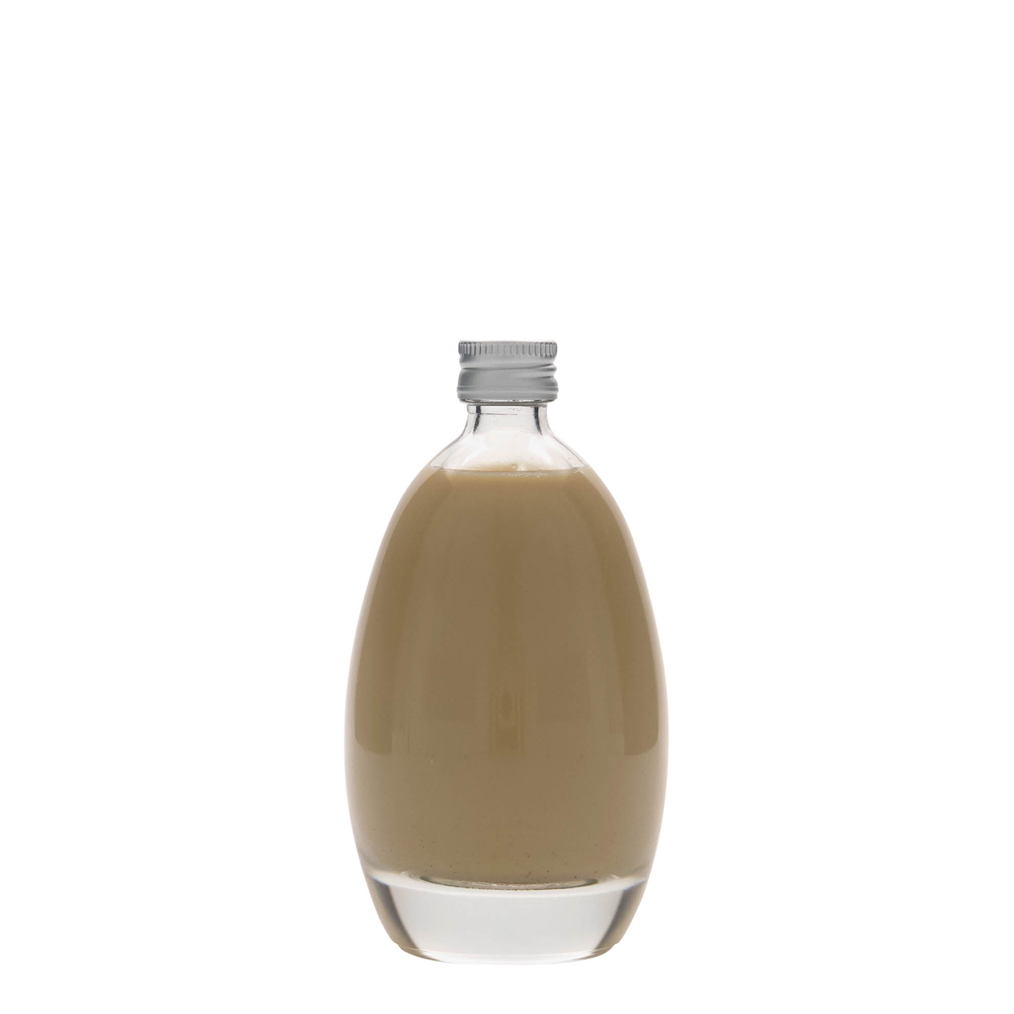 100 ml Glasflasche 'Ei', Mündung: PP 18