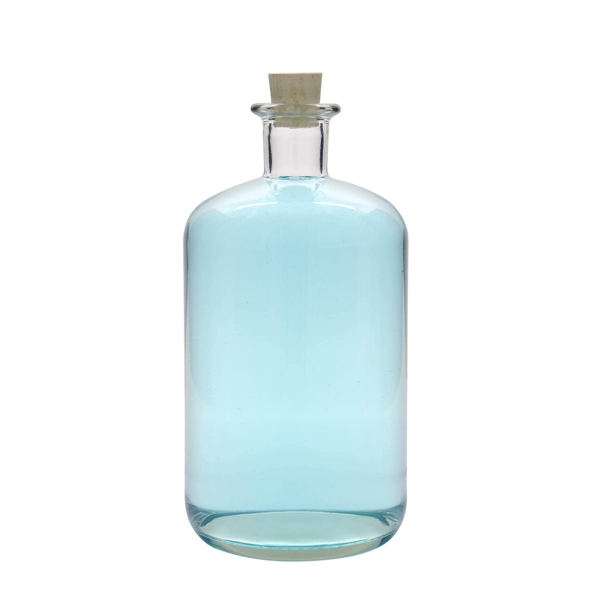 1.500 ml Glasflasche Apotheker, Mündung: Kork