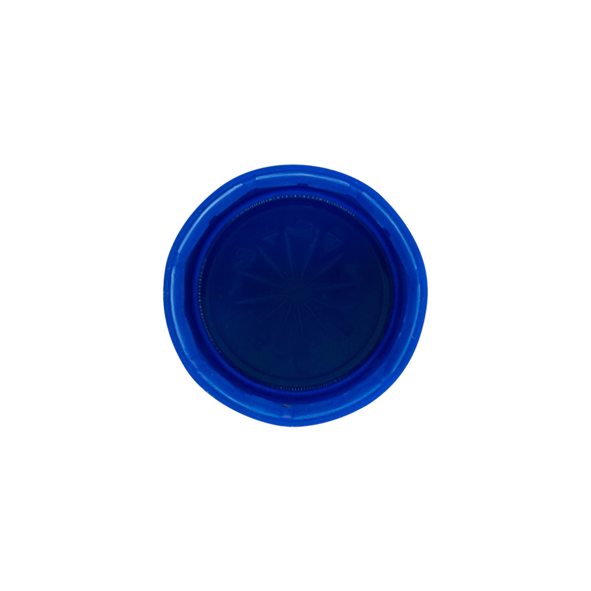 Schraubverschluss Zweistartgewinde, PE-Kunststoff, blau, für Mündung: PET 38 mm