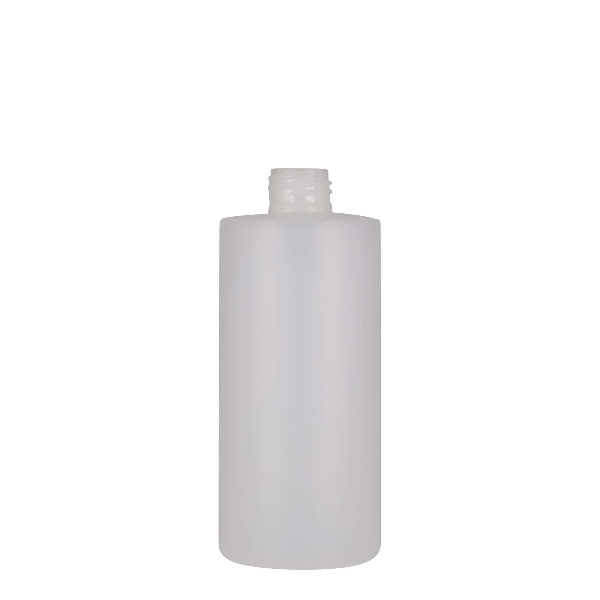 300 ml Kunststoffflasche 'Pipe', HDPE, weiß, Mündung: 24/410