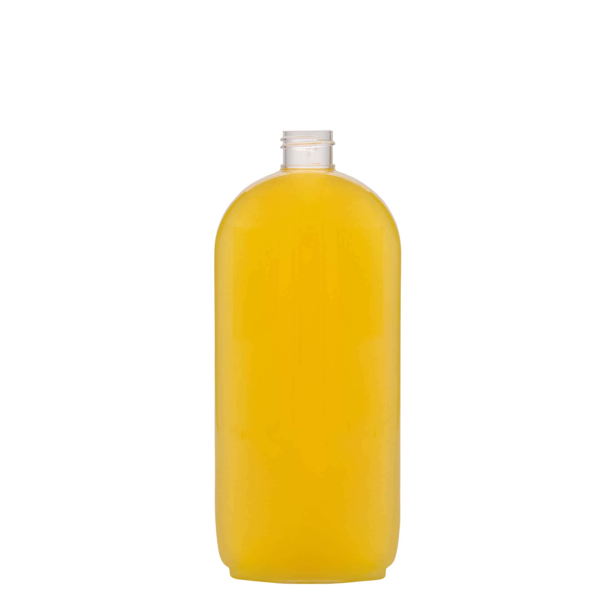 500 ml PET-Flasche 'Iris', oval, Kunststoff, Mündung: GPI 24/410