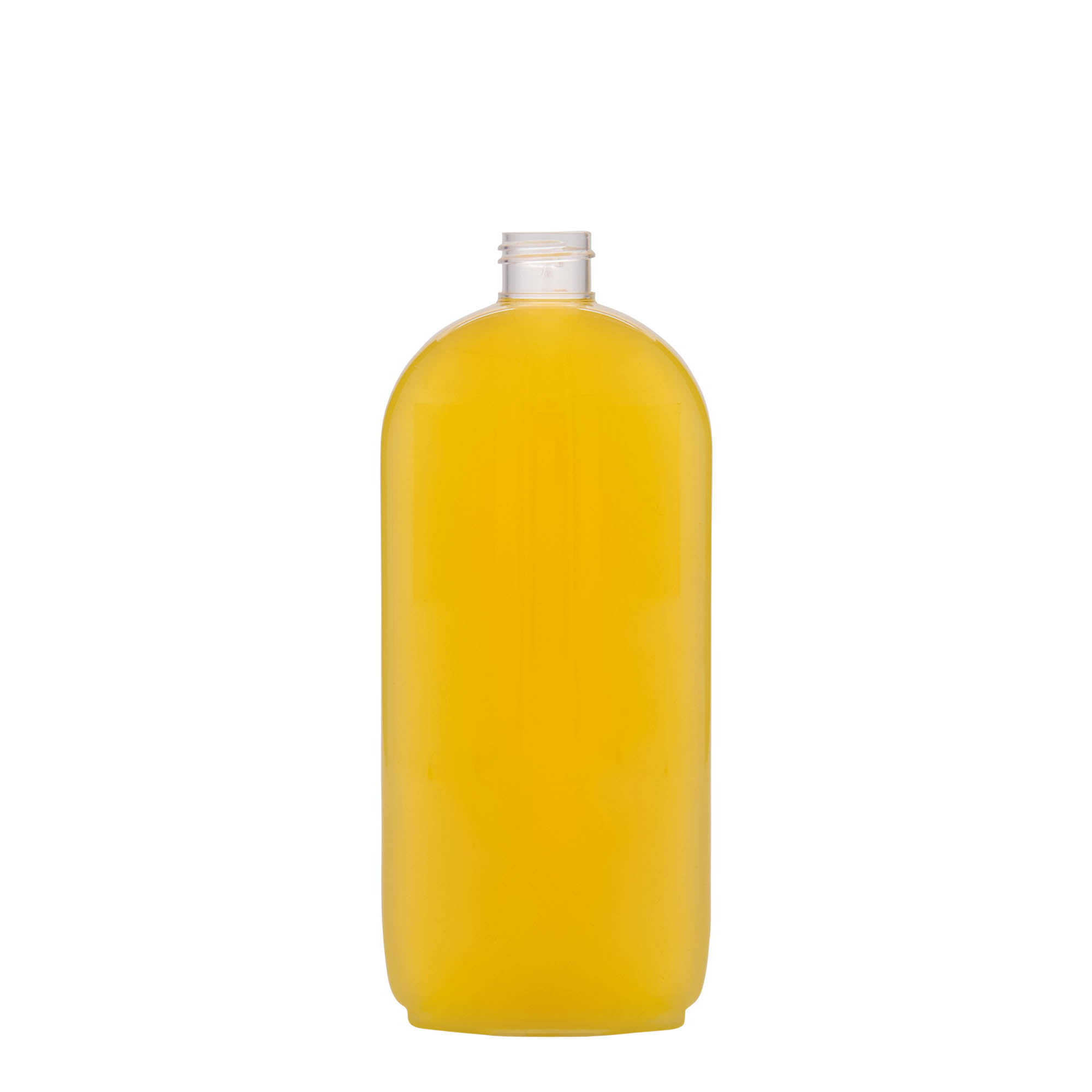 500 ml PET-Flasche 'Iris', oval, Kunststoff, Mündung: 24/410