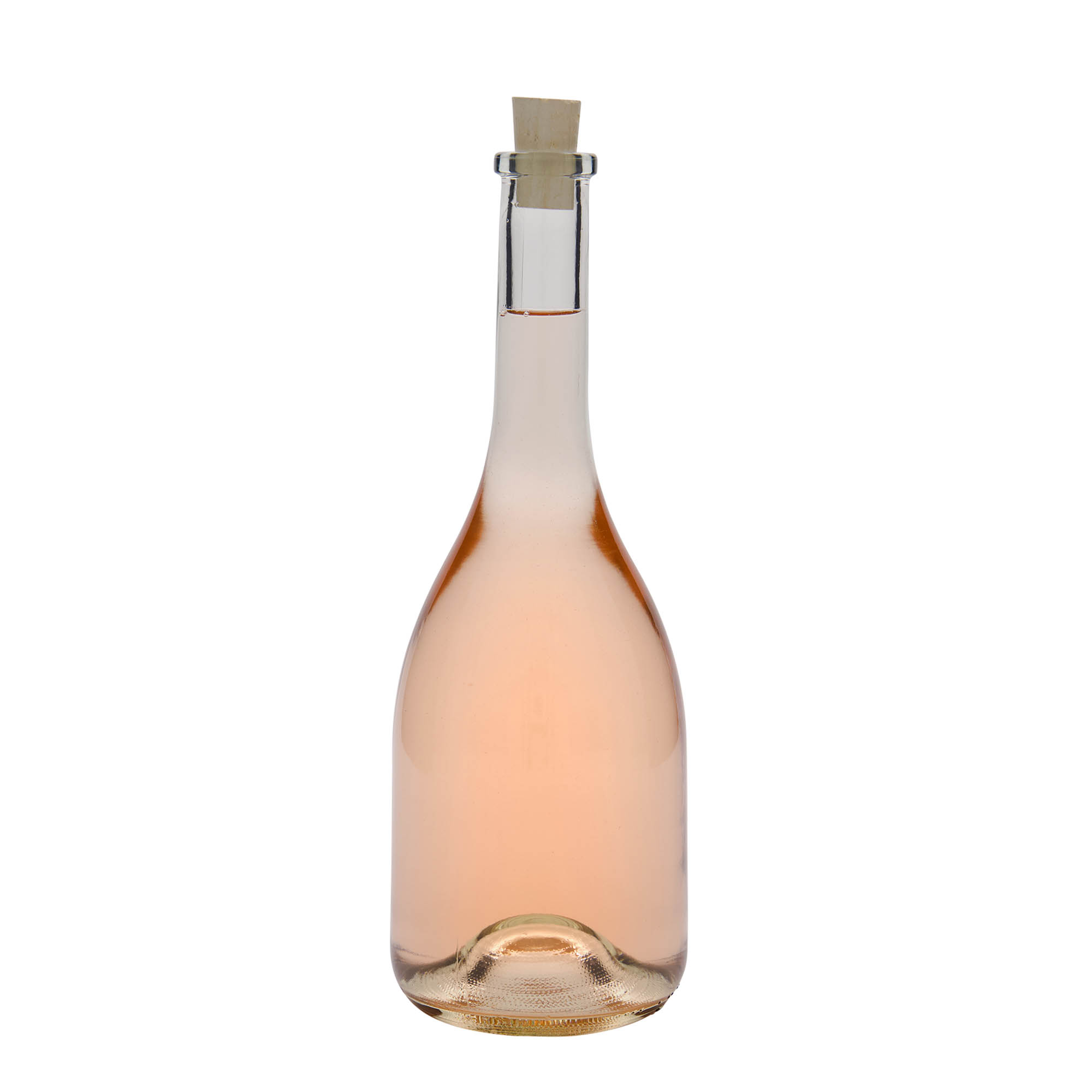 750 ml Glasflasche „Rustica“, Mündung: Kork