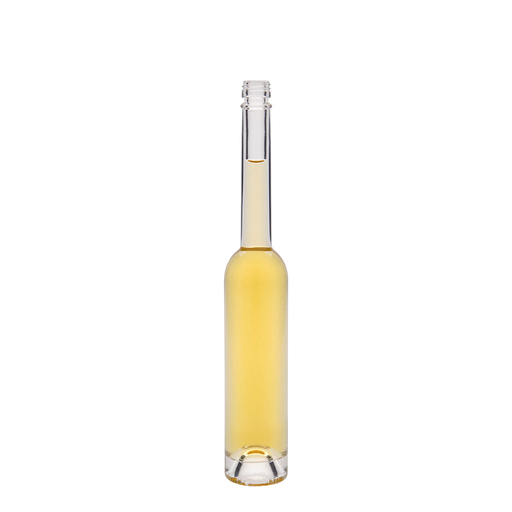 100 ml Glasflasche 'Platina', Mündung: PP 18