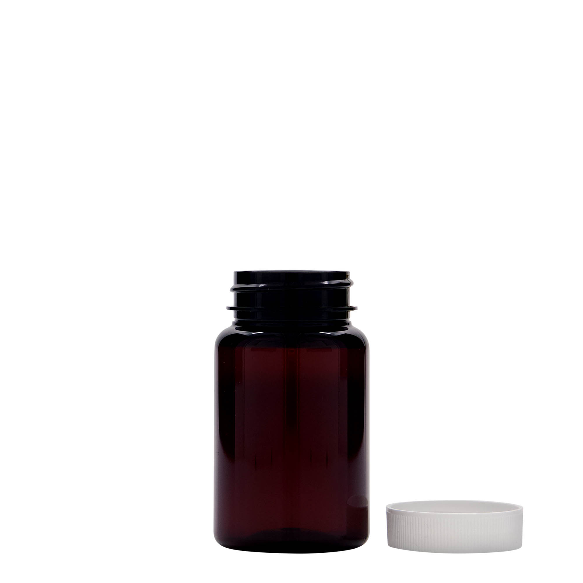 75 ml PET-Packer, Kunststoff, braun, Mündung: 38/400 75 ml PET-Packer, Kunststoff, braun, Mündung: 38/400