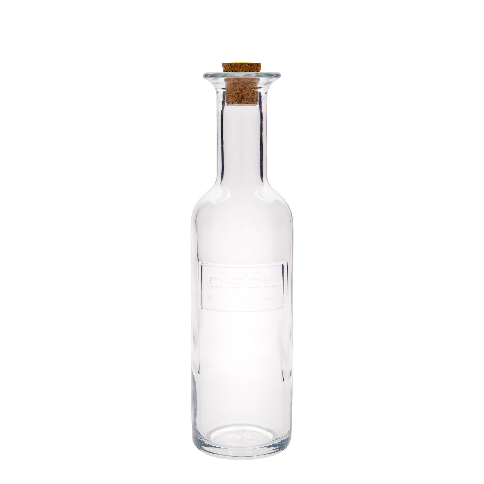 500 ml Glasflasche 'Optima Fine Wine', Mündung: Kork 500 ml Glasflasche 'Optima Fine Wine', Mündung: Kork