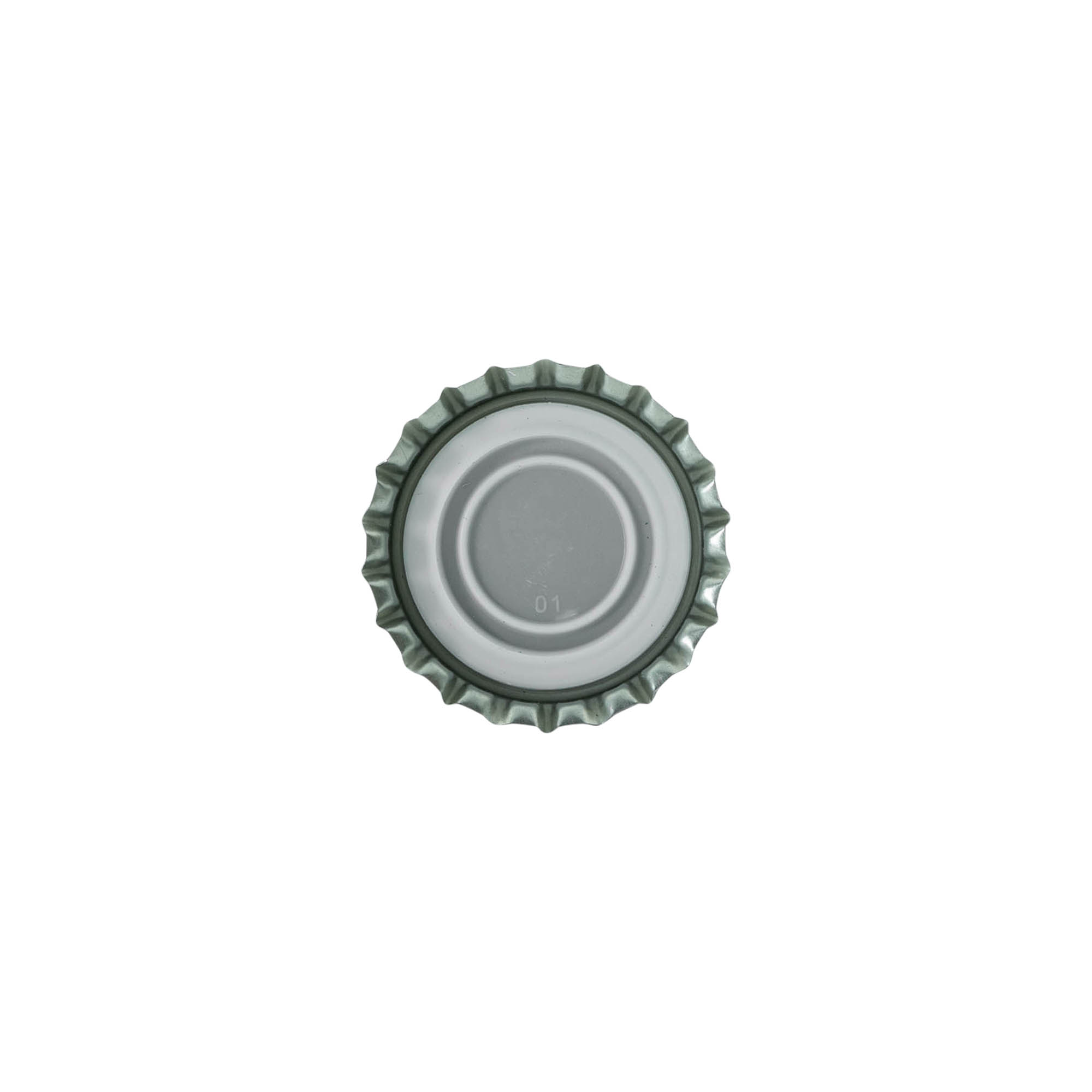 Kronkorken 29 mm, Metall, schwarz