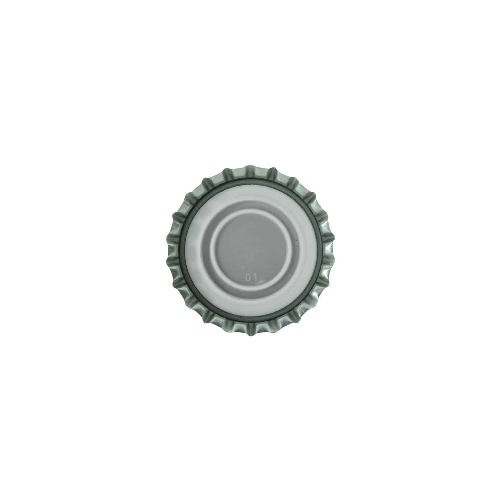 Kronkorken 29 mm, Metall, schwarz Kronkorken 29 mm, Metall, schwarz
