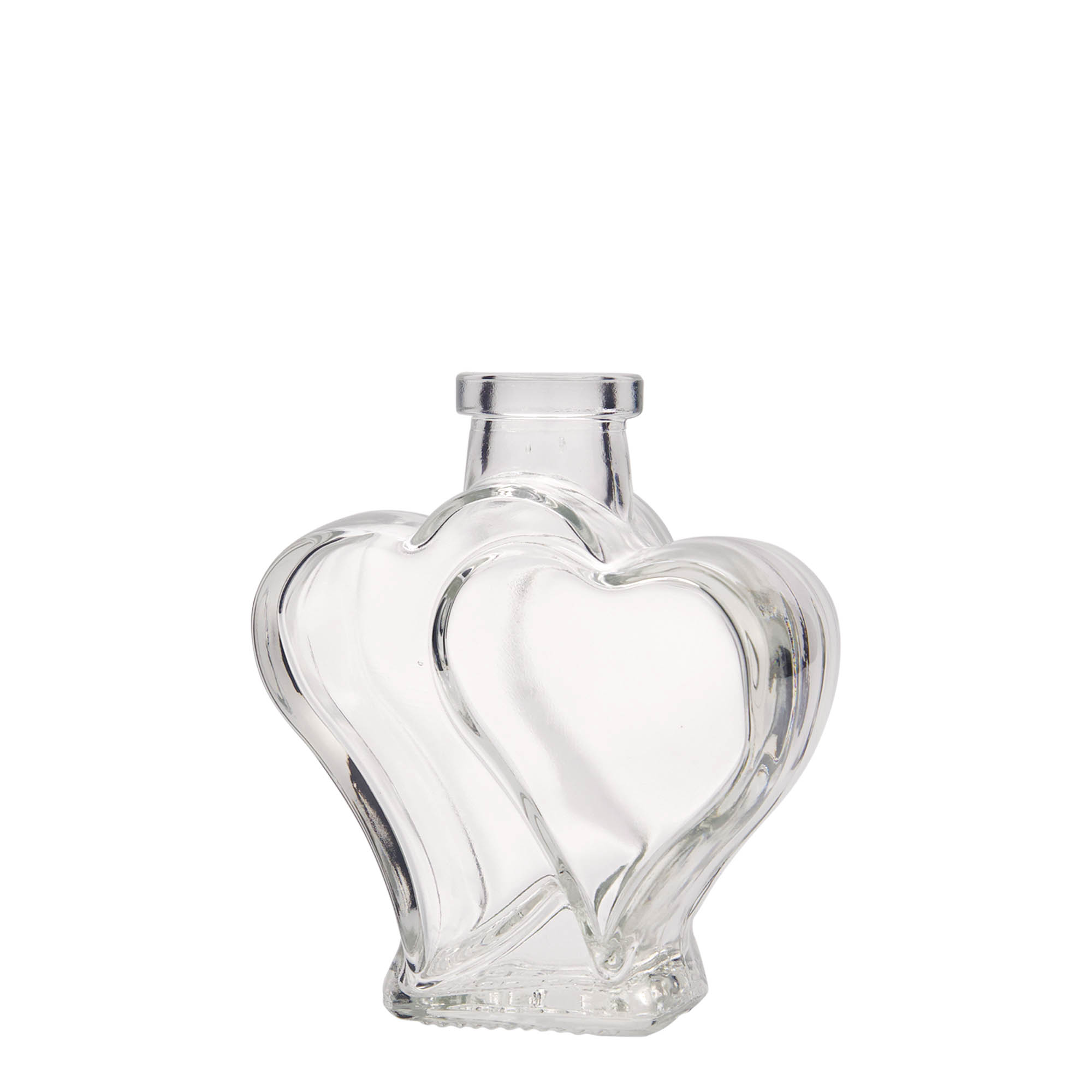 200 ml Glasflasche 'Doppelherz', Mündung: Kork