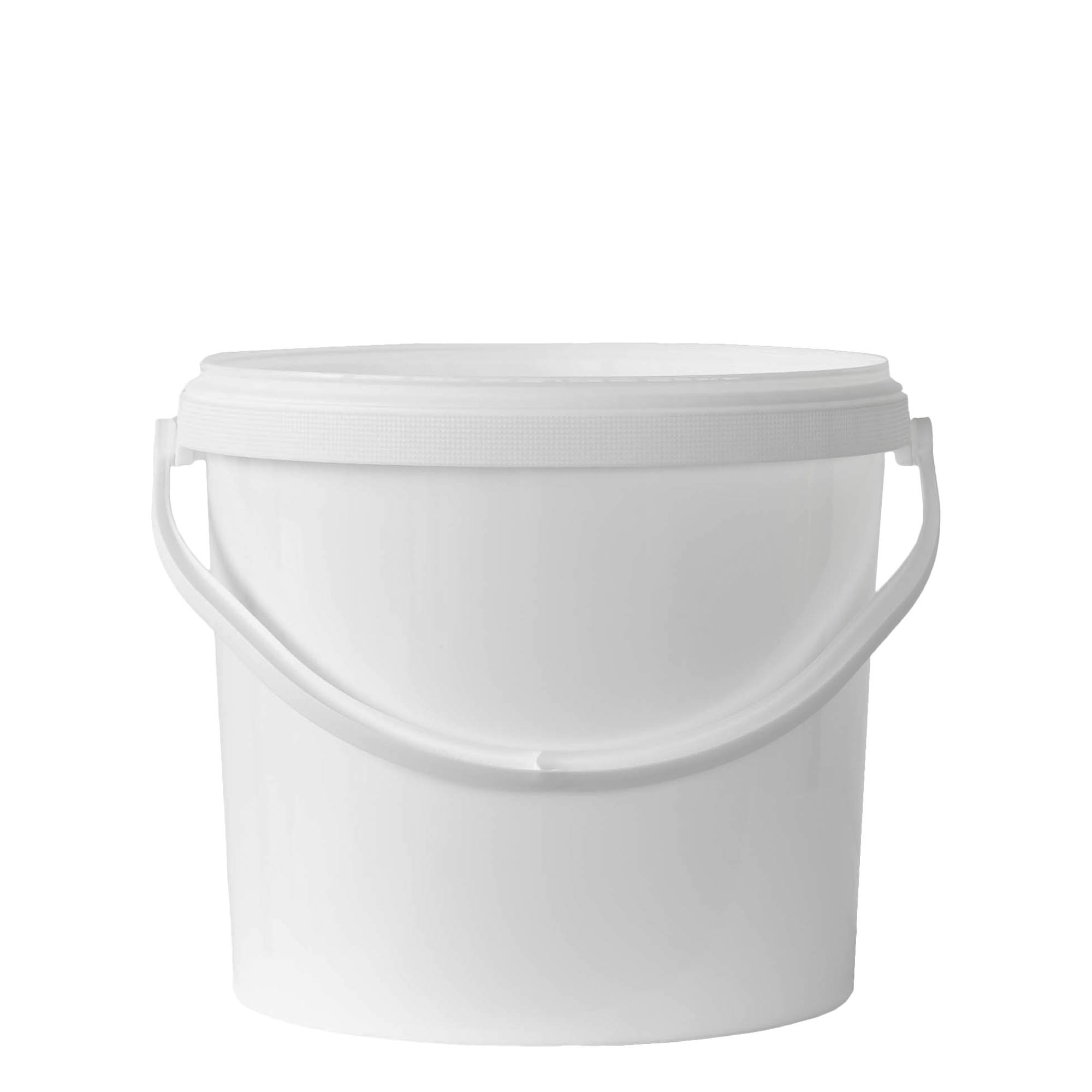 12,5 l Eimer, PP-Kunststoff, weiß