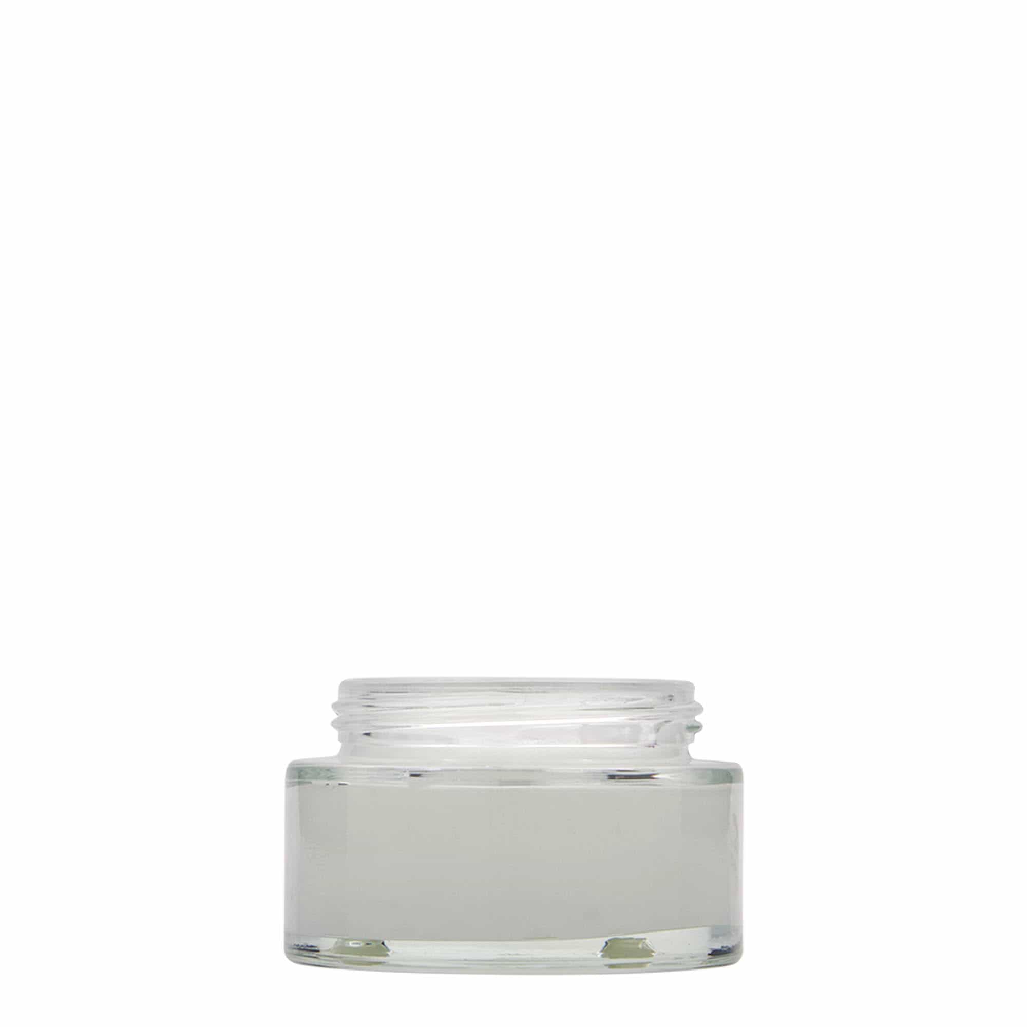 50 ml Tiegel 'Clear Edition', Glas, Mündung: Schraubverschluss 50 ml Tiegel 'Clear Edition', Glas, Mündung: Schraubverschluss