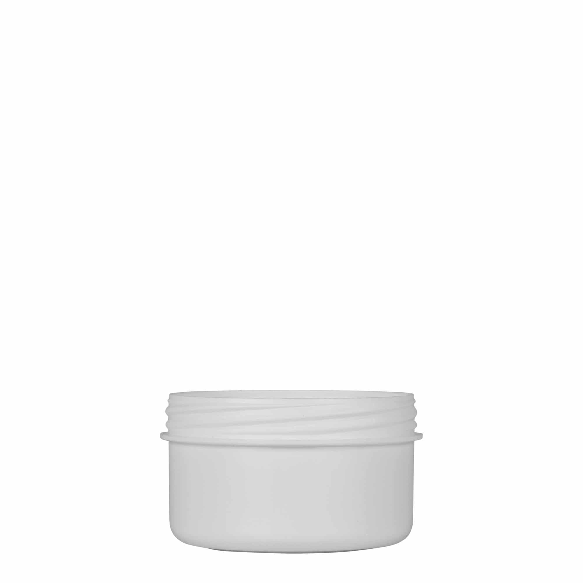60 ml Kunststoffdose „White Line“, PP, weiß, Mündung: Schraubverschluss