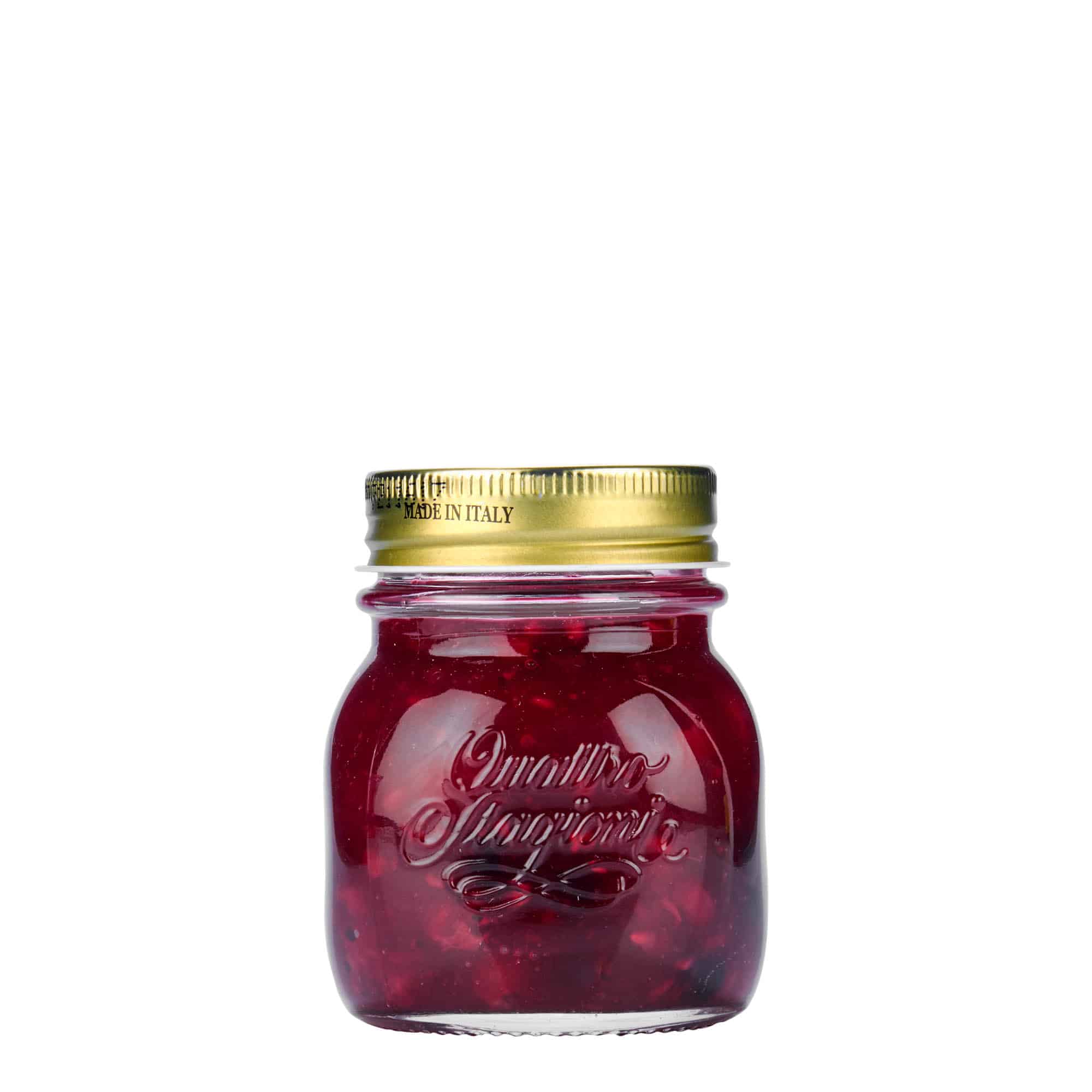 150 ml Glas „Quattro Stagioni“, Mündung: Schraubverschluss