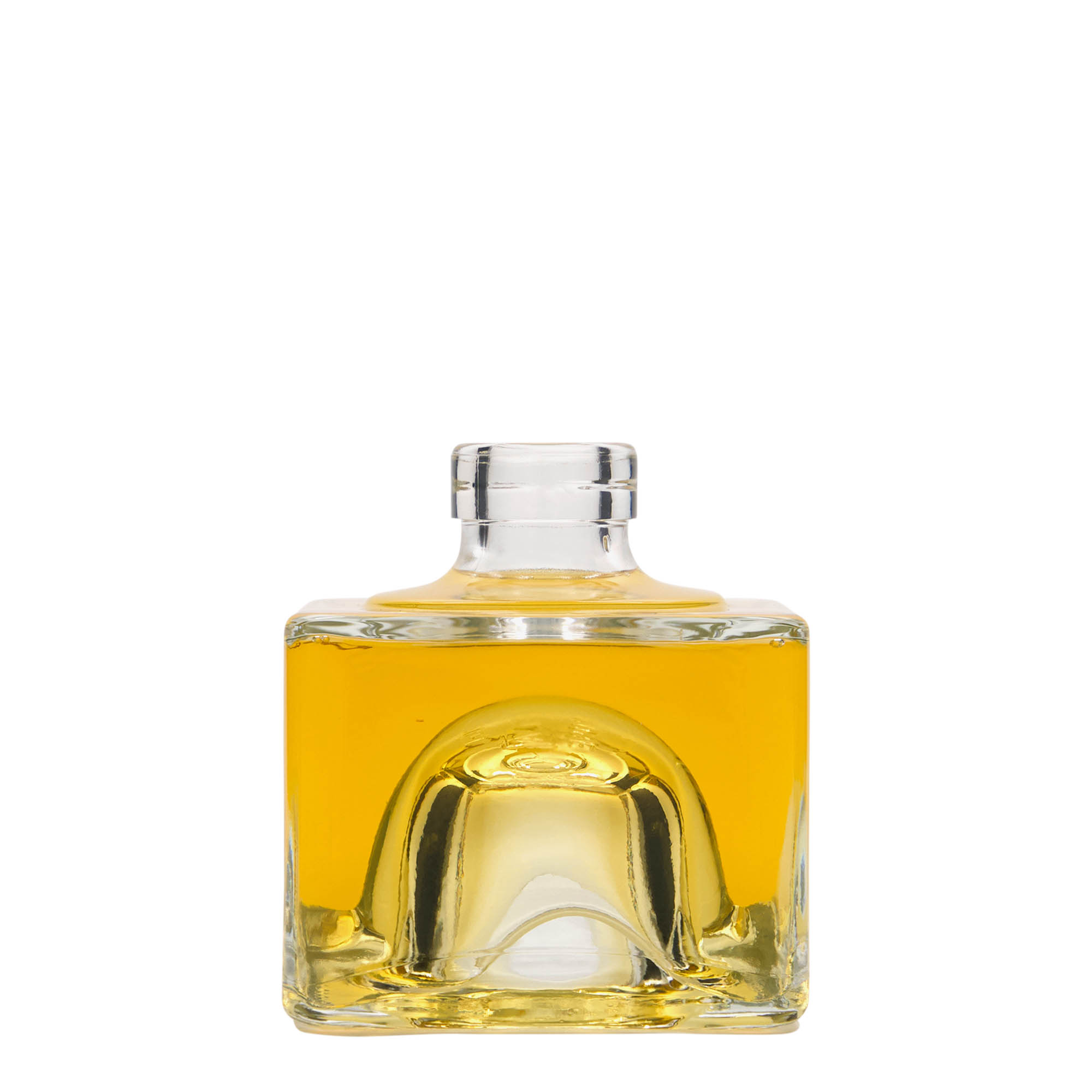 200 ml Glasflasche 'Cocolores', quadratisch, Mündung: Kork 200 ml Glasflasche 'Cocolores', quadratisch, Mündung: Kork
