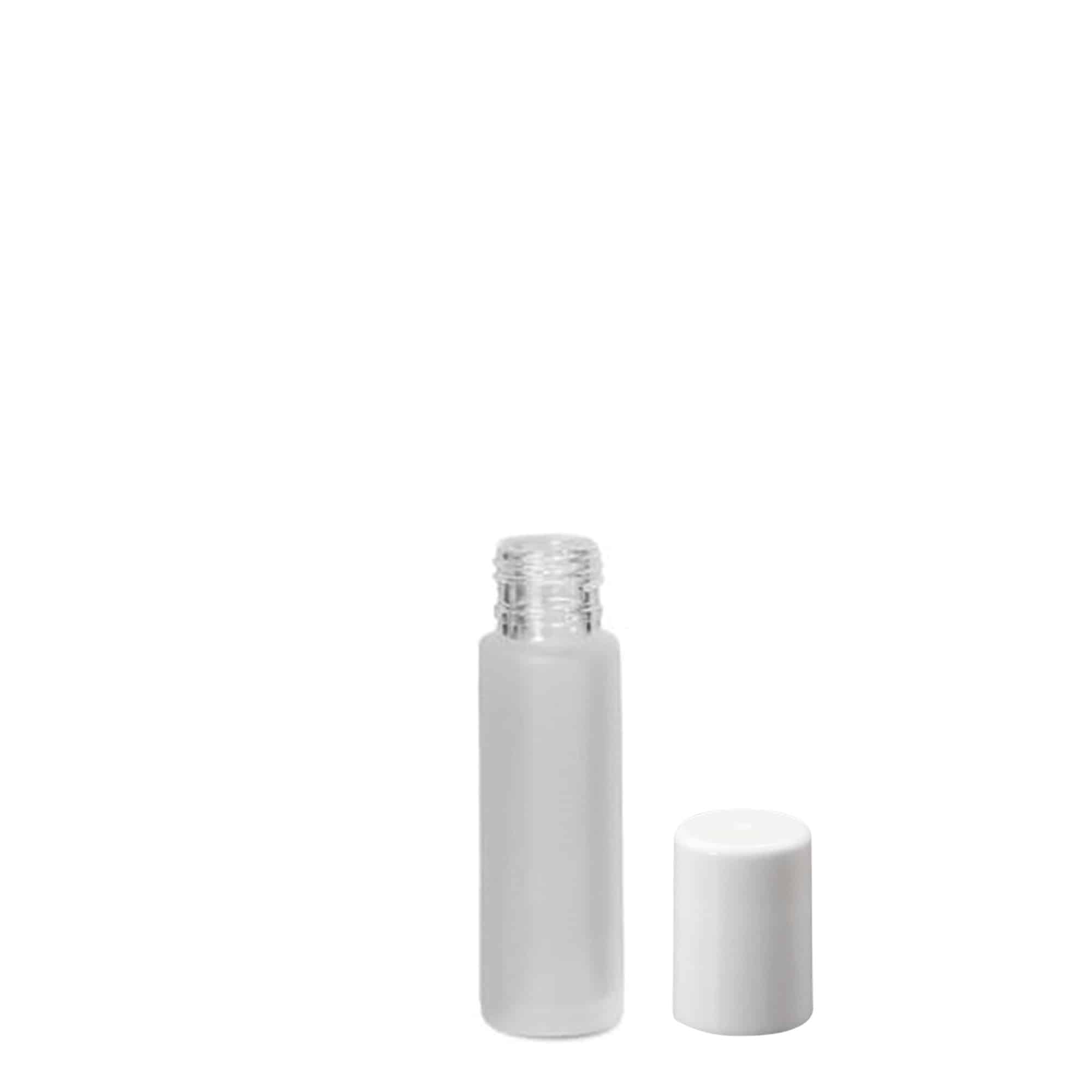 10 ml Roll-On-Flasche, Glas, braun, Mündung: Schraubverschluss
