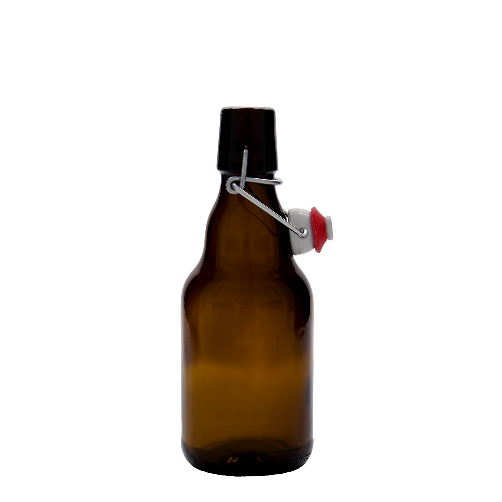 330 ml Bierflasche 'Steinie', Glas, braun, Mündung: Bügelverschluss 330 ml Bierflasche 'Steinie', Glas, braun, Mündung: Bügelverschluss