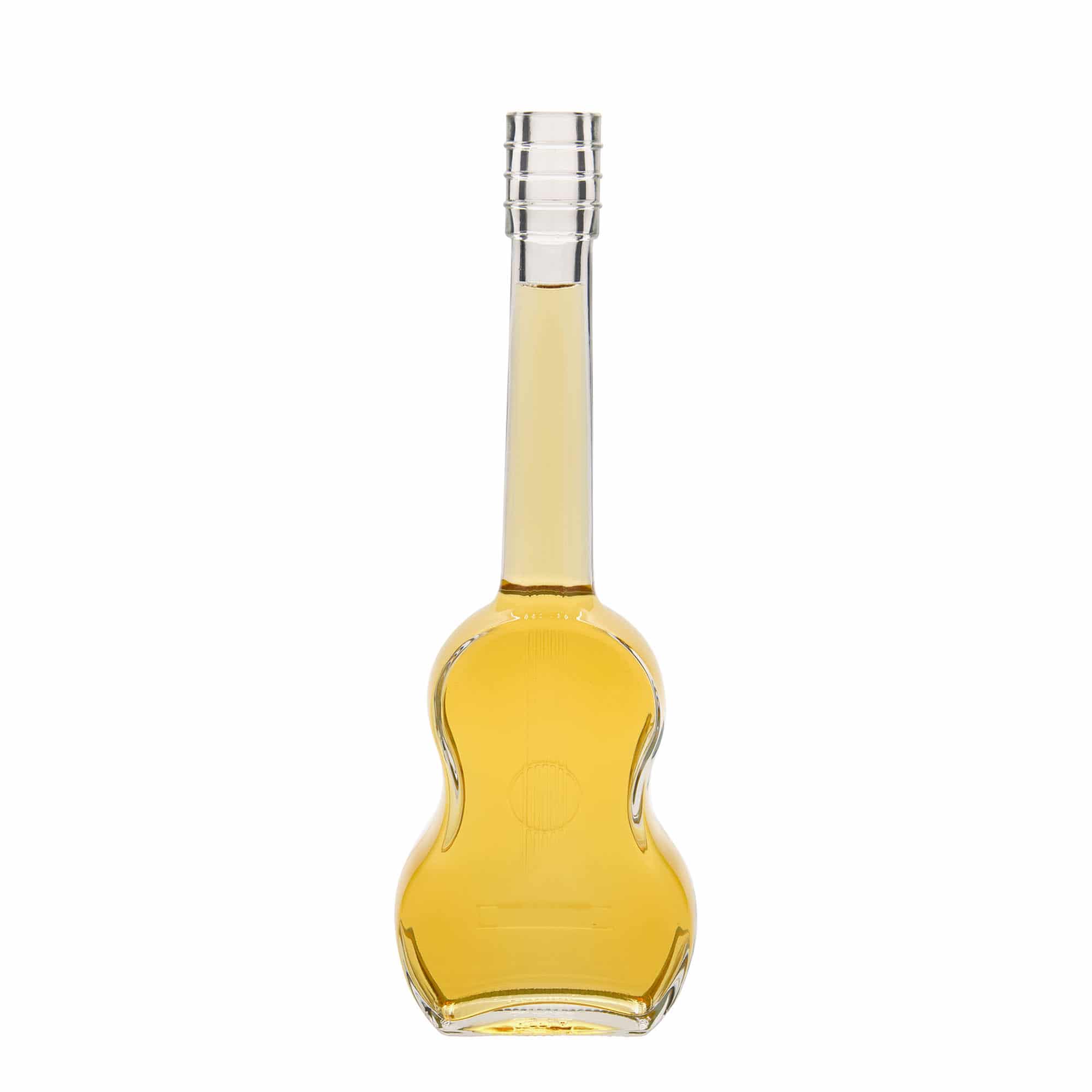 500 ml Glasflasche „Gitarre“, Mündung: Kork