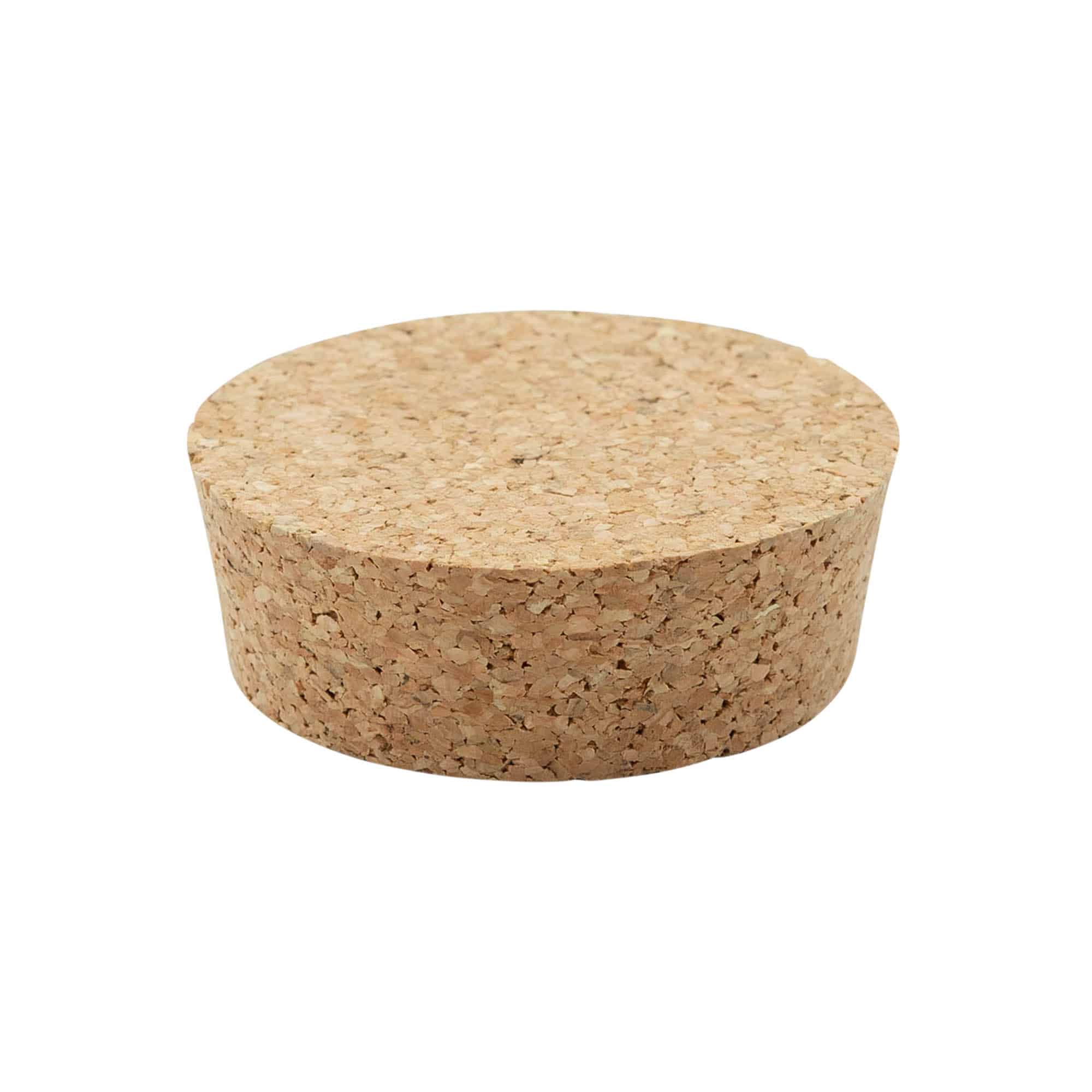 Spitzkorken 54-60 x 27, Presskork, beige, für Mündung: Kork