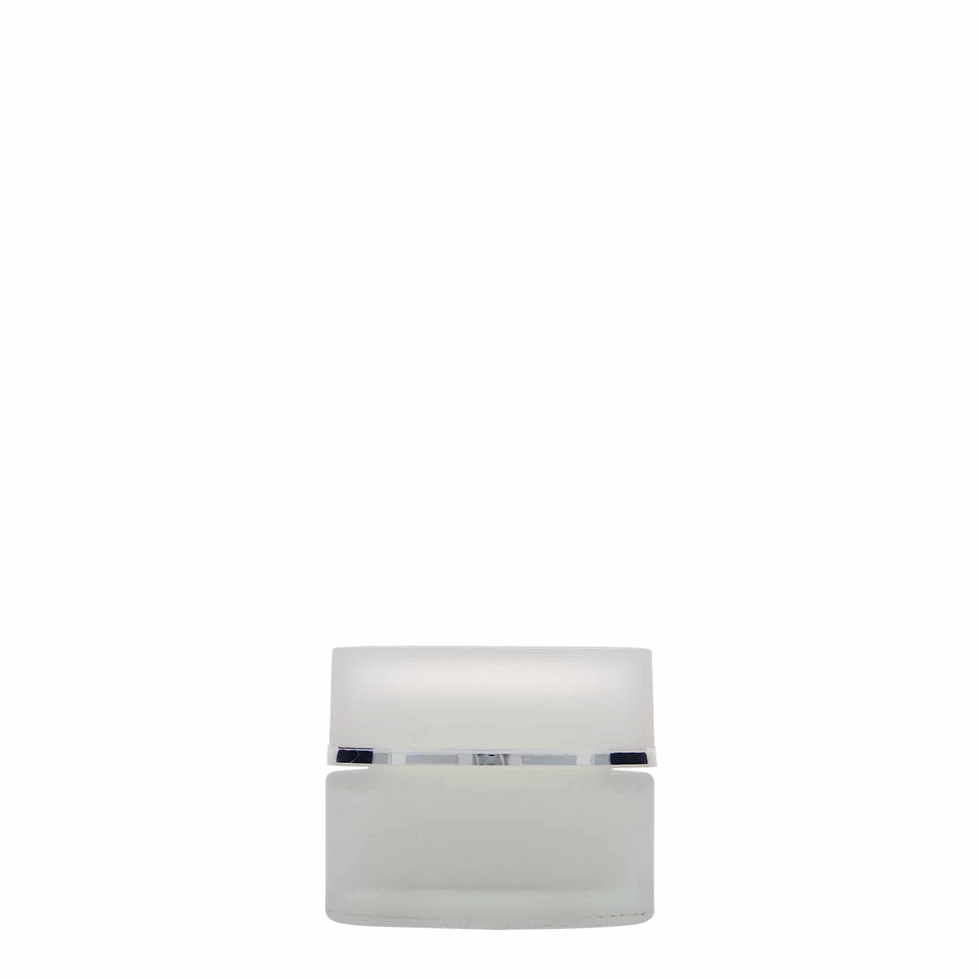 15 ml Tiegel „Platin Edition“, Glas, geeist, Mündung: Schraubverschluss