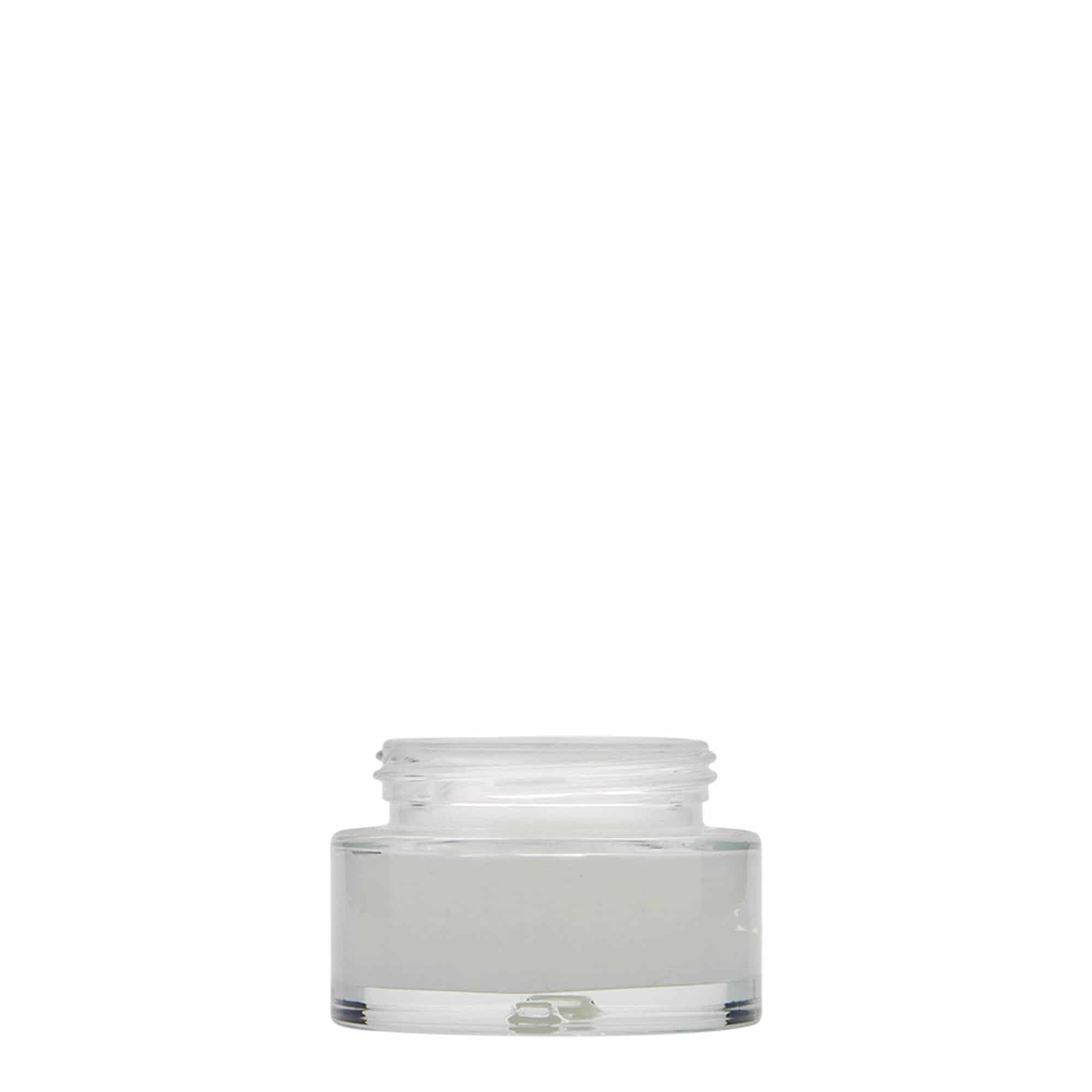 30 ml Tiegel „Clear Edition“, Glas, Mündung: Schraubverschluss