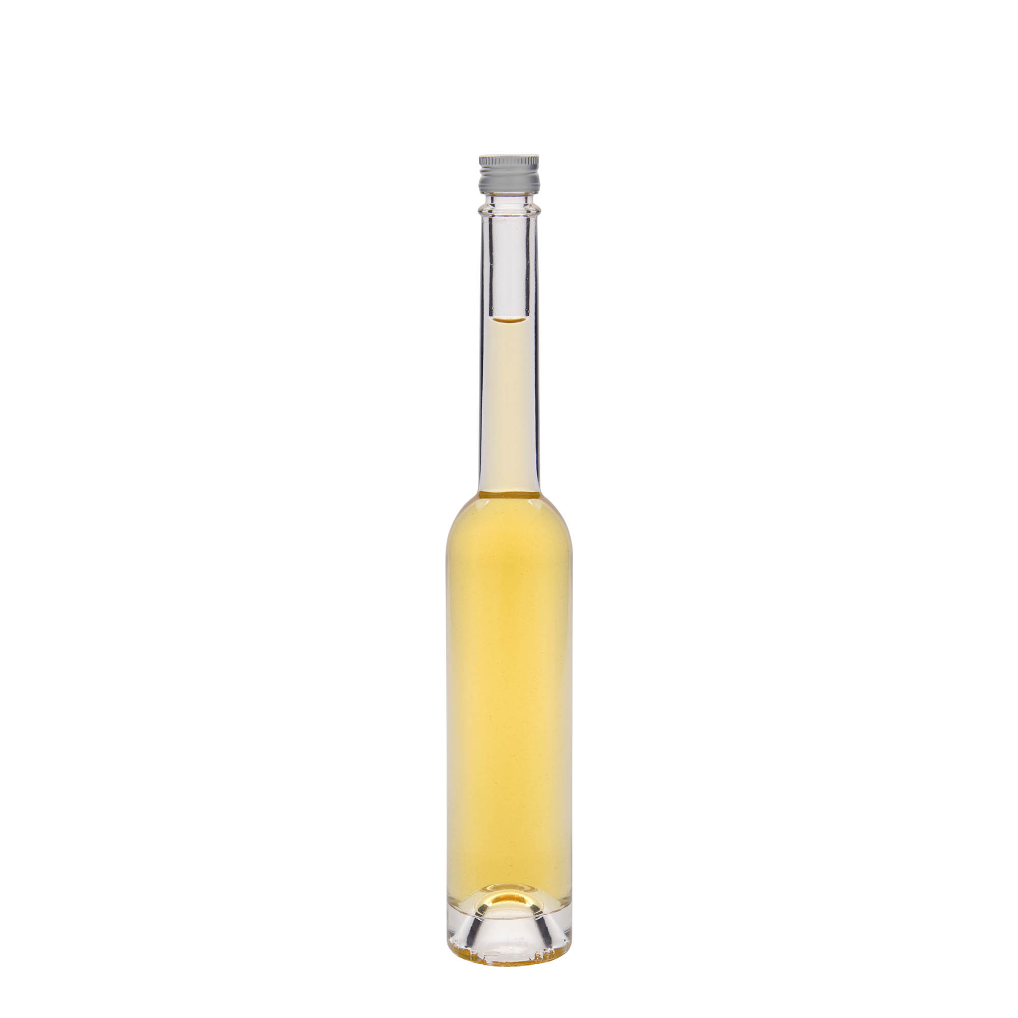 100 ml Glasflasche 'Platina', Mündung: PP 18