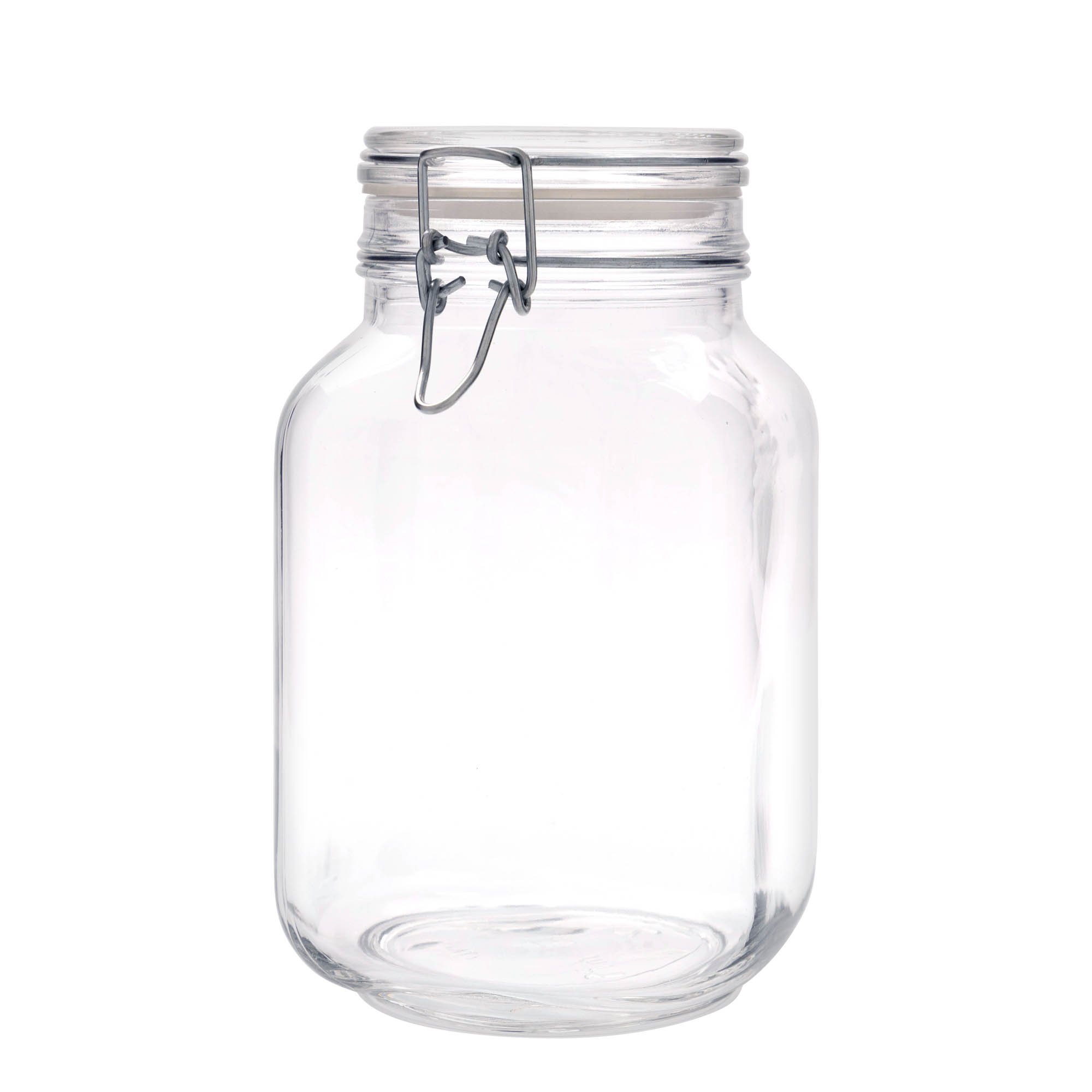 2.000 ml Drahtbügelglas 'Fido', quadratisch, Mündung: Drahtbügelverschluss 2.000 ml Drahtbügelglas 'Fido', quadratisch, Mündung: Drahtbügelverschluss
