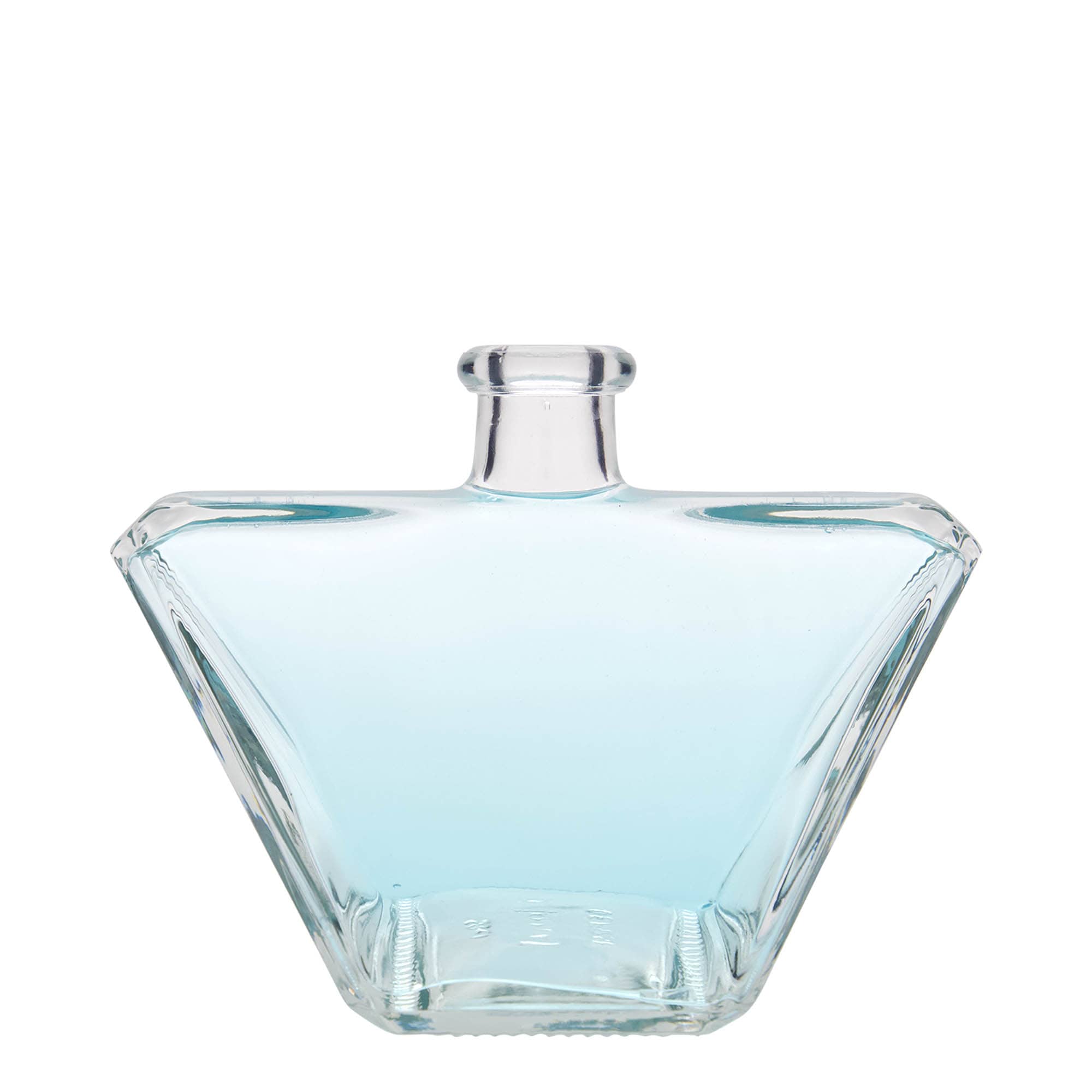 500 ml Glasflasche „Charly“, rechteckig, Mündung: Kork
