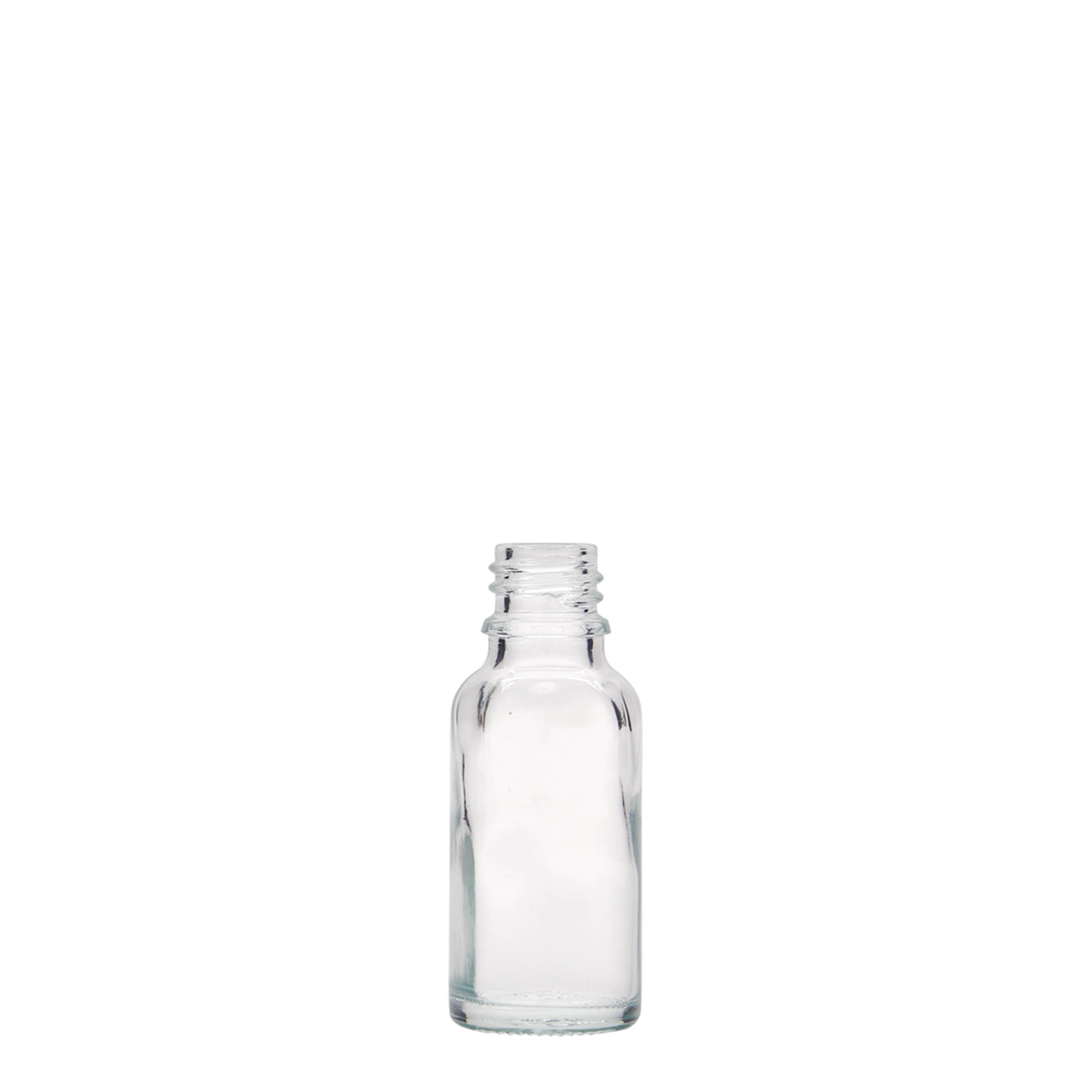20 ml Medizinflasche, Glas, Mündung: DIN 18 20 ml Medizinflasche, Glas, Mündung: DIN 18