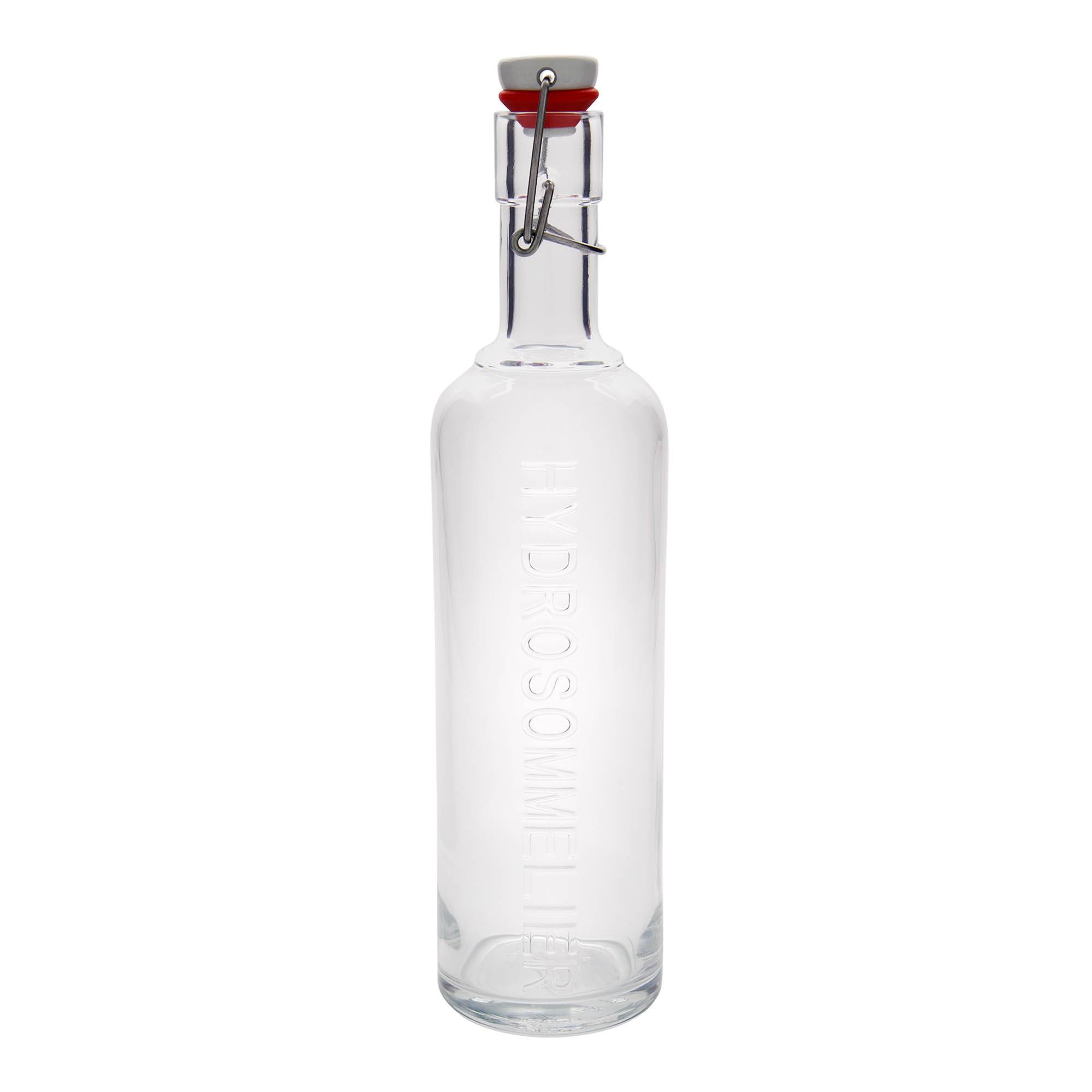 1.000 ml Glasflasche 'Optima Hydrosommelier', Mündung: Bügelverschluss 1.000 ml Glasflasche 'Optima Hydrosommelier', Mündung: Bügelverschluss