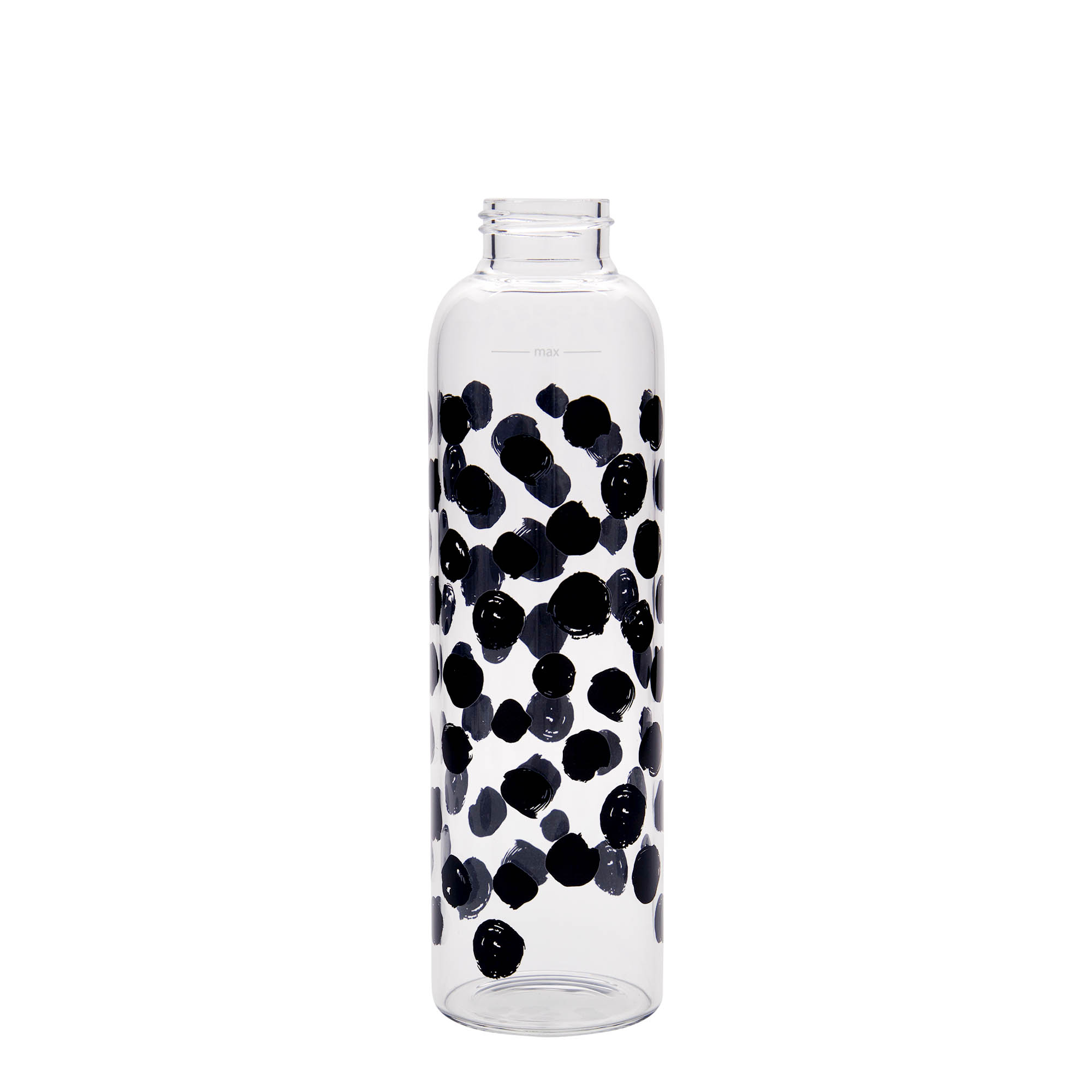 500 ml Trinkflasche „Perseus - Schwarze Punkte“, Mündung: Schraubverschluss