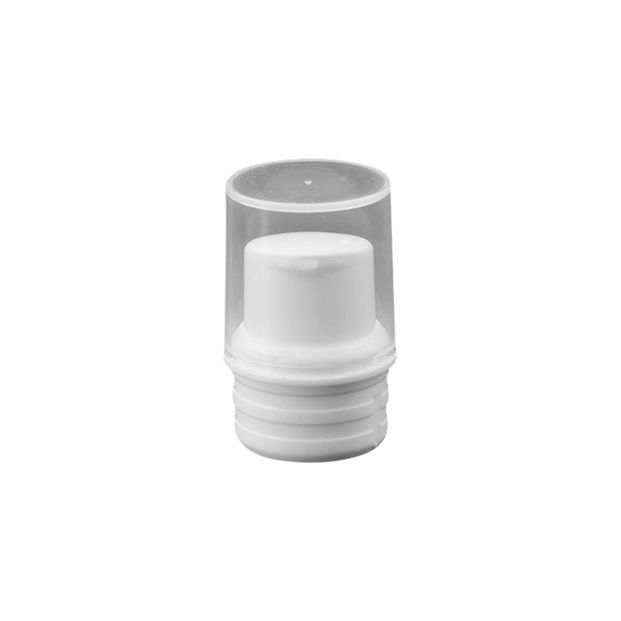 Airless Dispenser Pumpkopf „Nano“, PP-Kunststoff, weiß