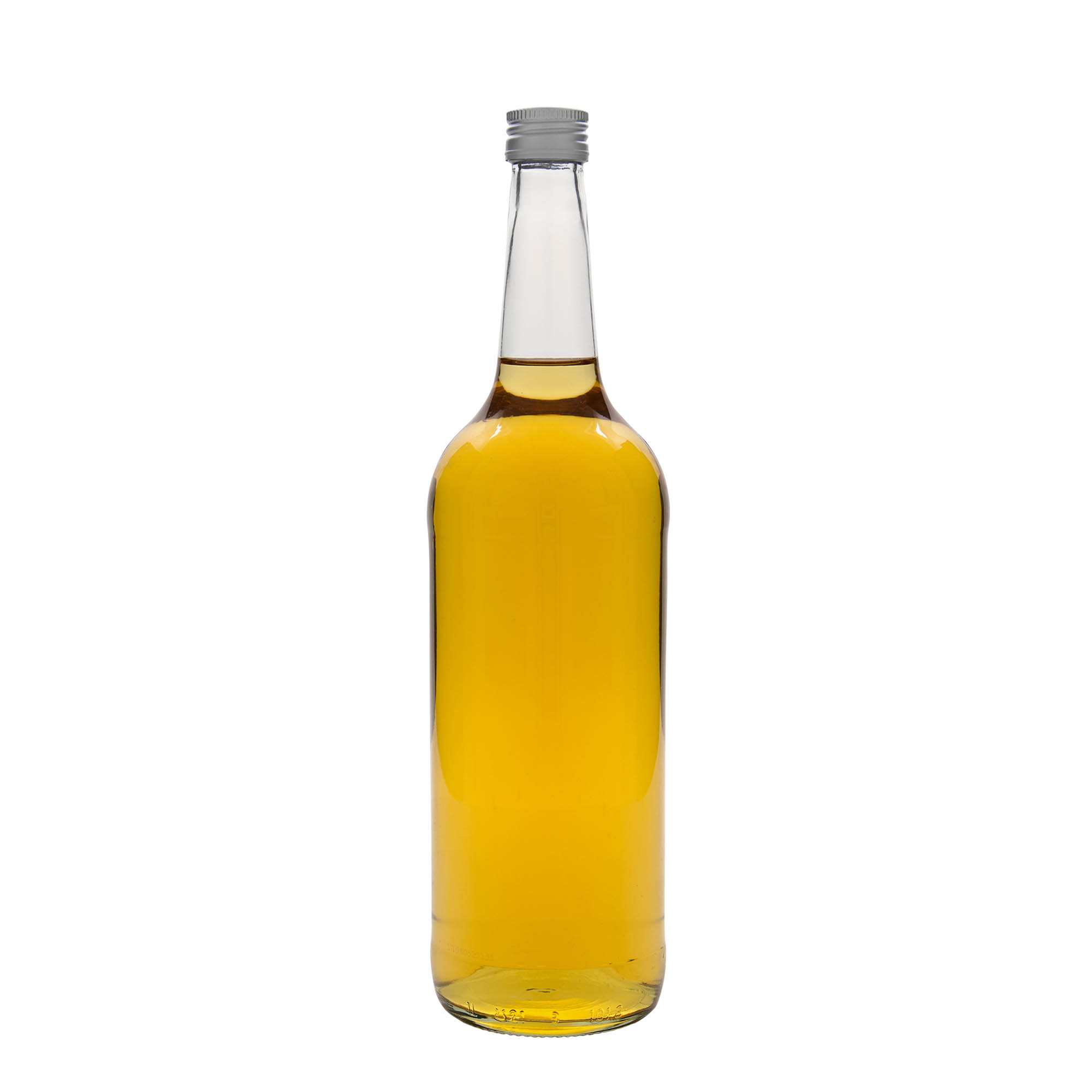 1.000 ml Glasflasche Geradhals, Mündung: PP 28 1.000 ml Glasflasche Geradhals, Mündung: PP 28