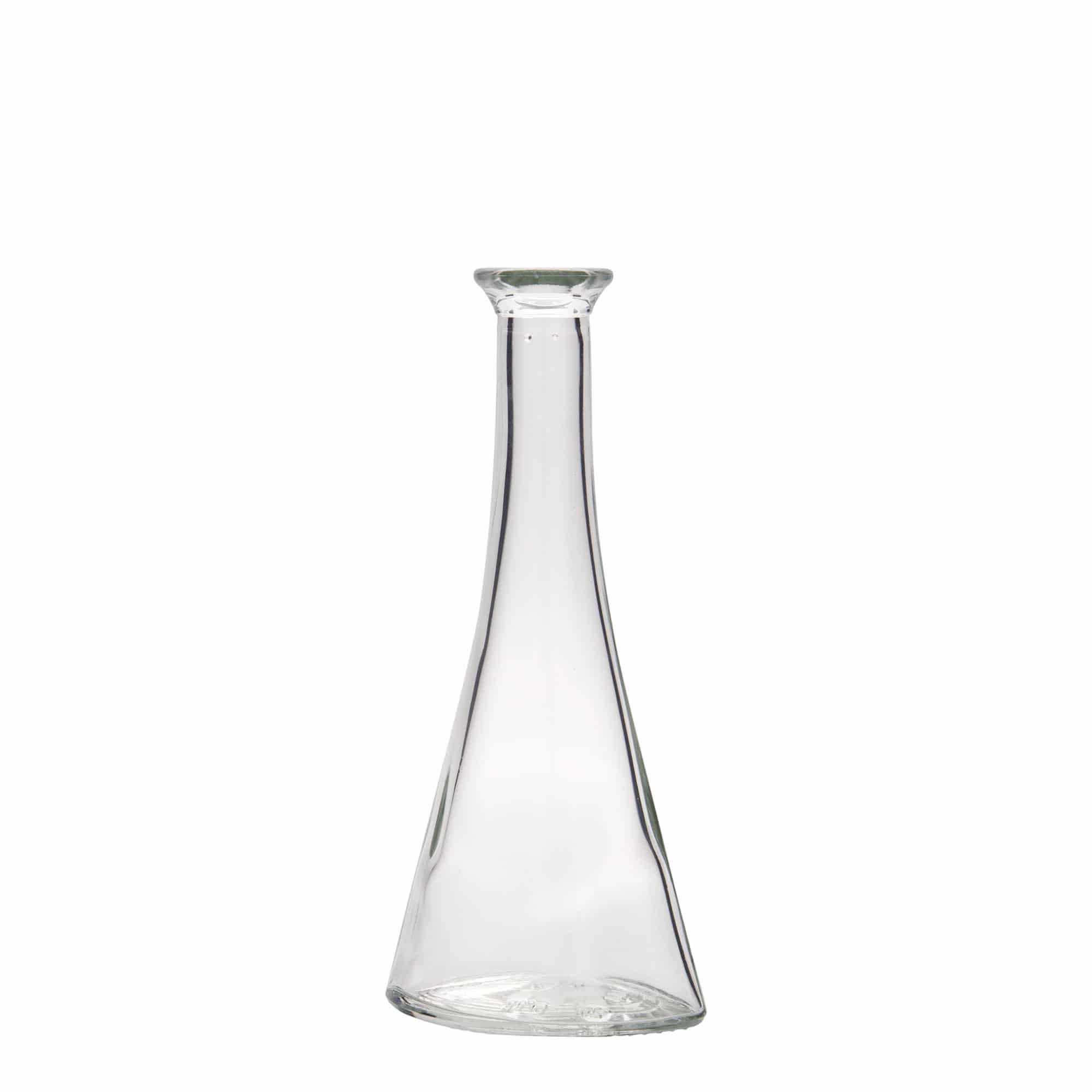 100 ml Glasflasche 'Veronica', halbrund, Mündung: Kork 100 ml Glasflasche 'Veronica', halbrund, Mündung: Kork